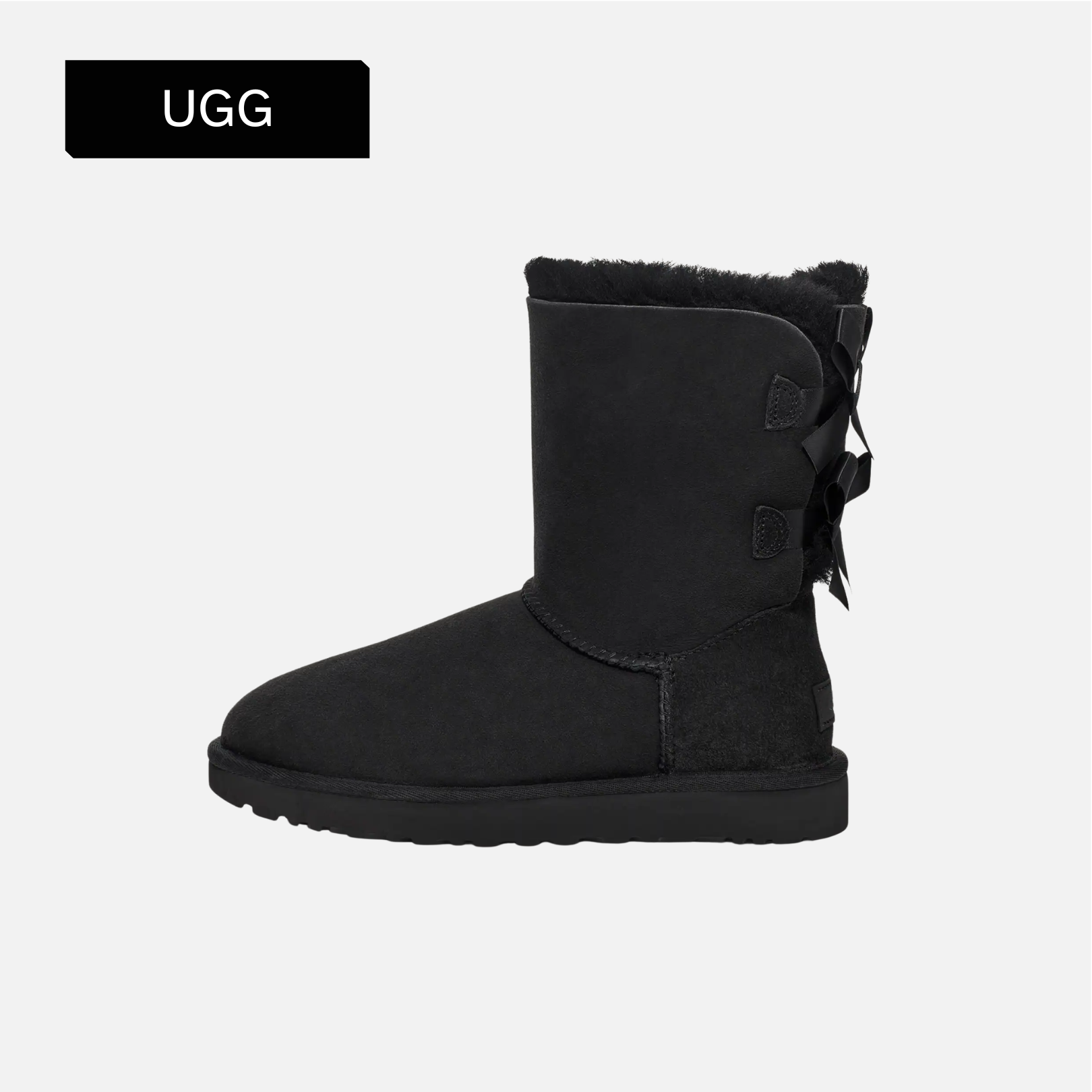 UGG Wmns Bailey Bow II Boot 'Black'