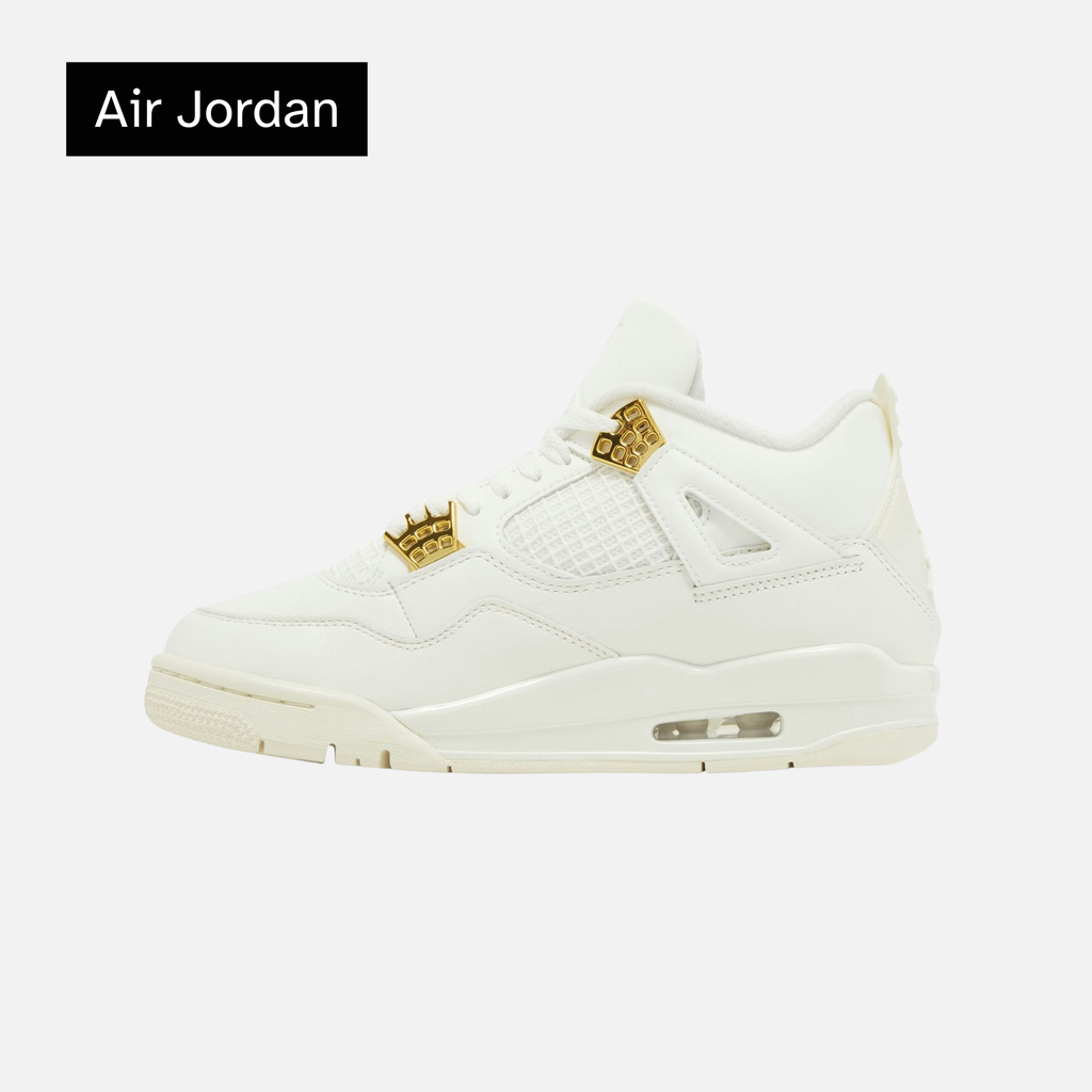 Wmns Air Jordan 4 Retro 'Metallic Gold'