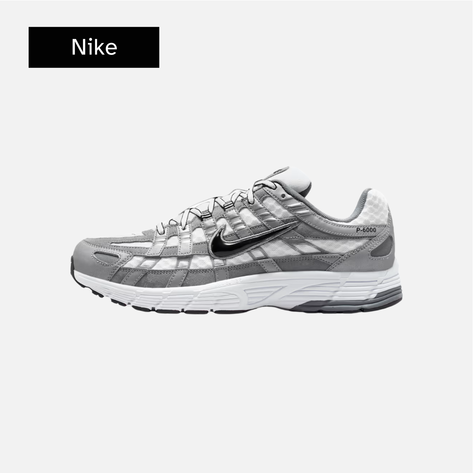 Nike P-6000 'White Metallic Cool Grey'