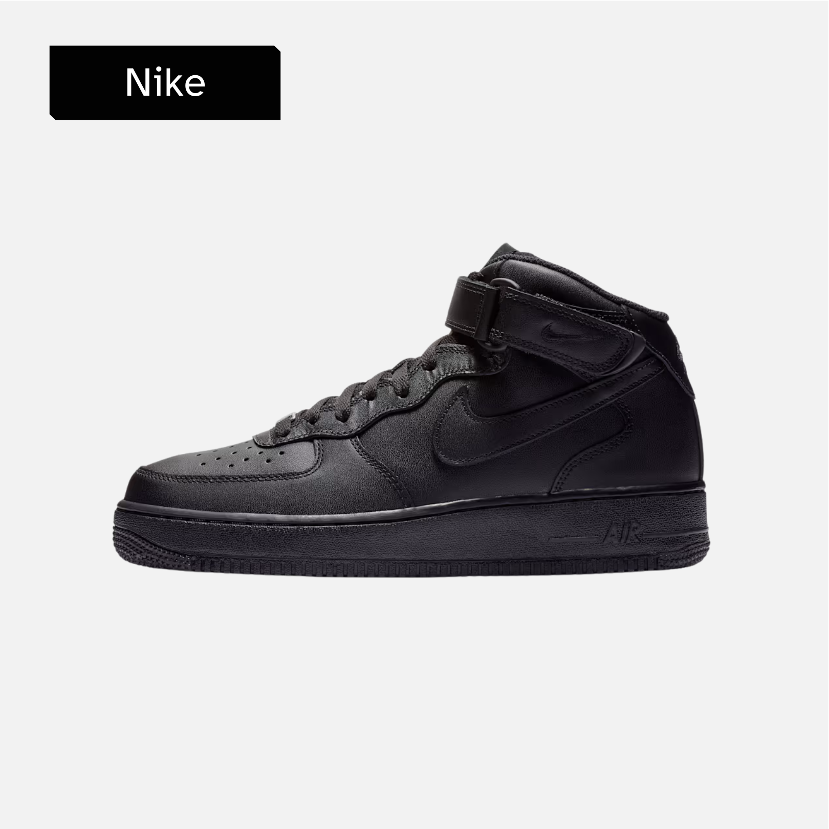 Nike Air Force 1 Mid '07 'Triple Black'