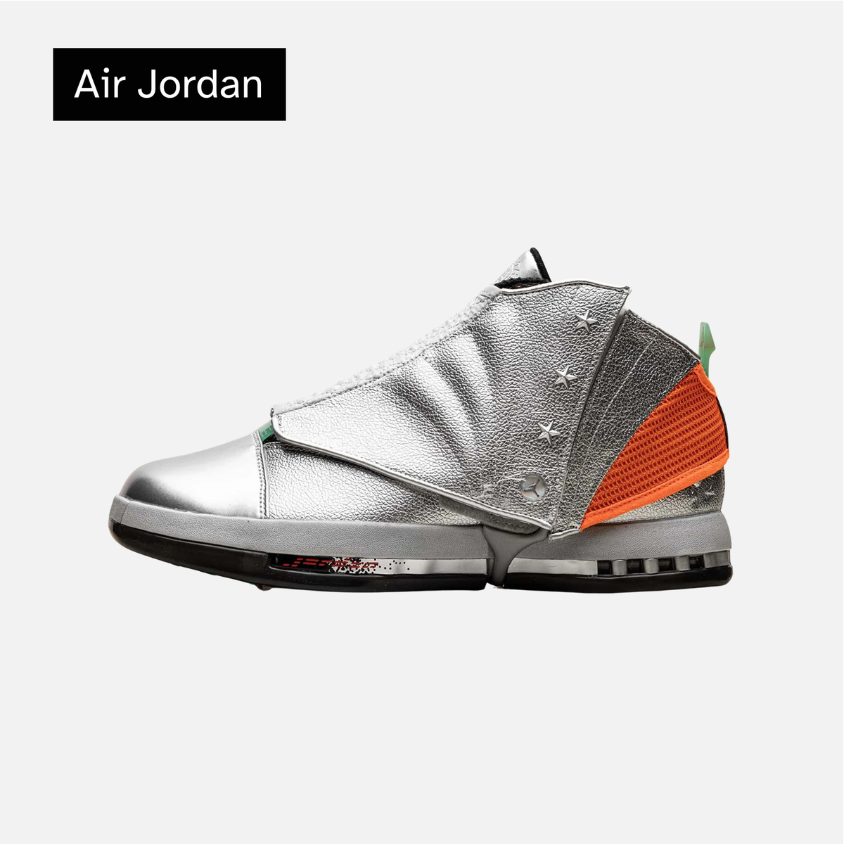 Free The Youth x Air Jordan 16 Retro OG 'Metallic Silver'