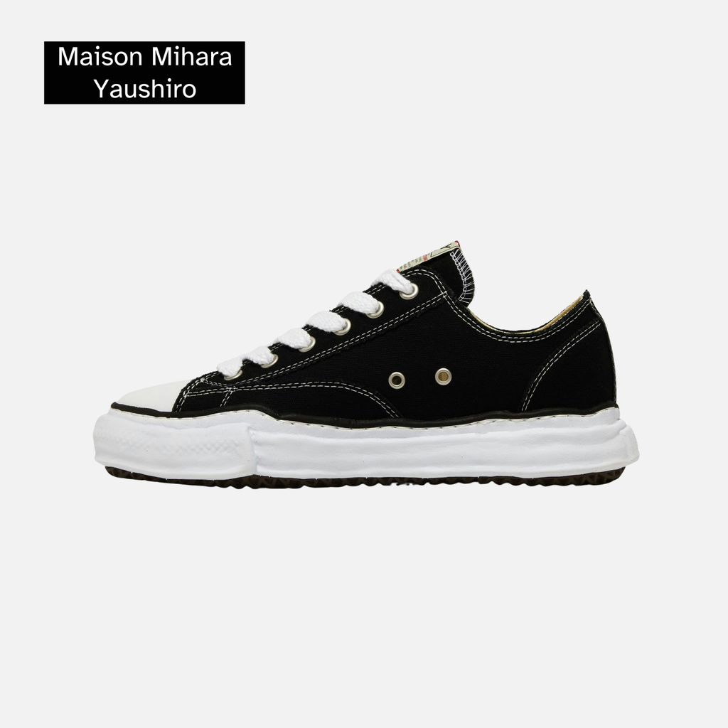 Maison Mihara Yasuhiro Peterson OG Sole Canvas Low 'Black'