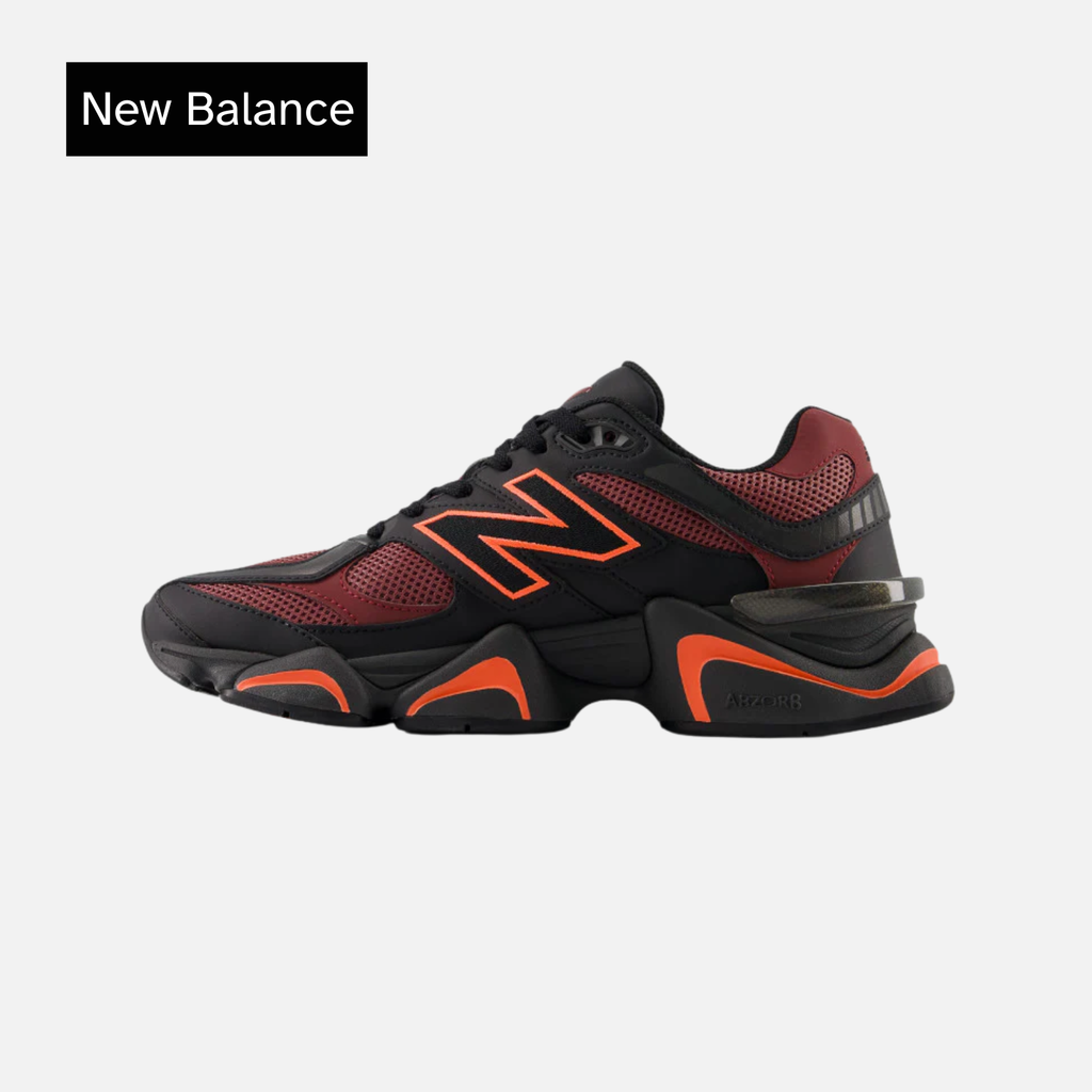 New Balance 9060 'Black Washed Burgundy'