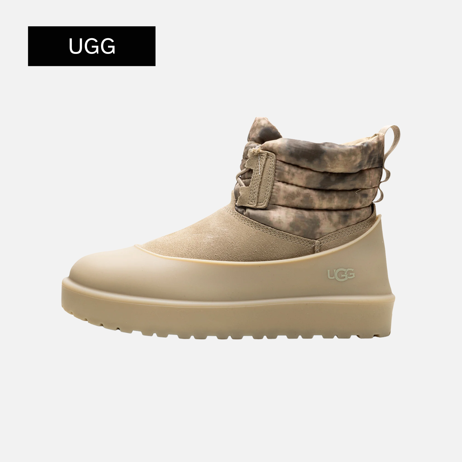 UGG Classic Mini Lace WEA Smokescreen Boot Mustard Seed