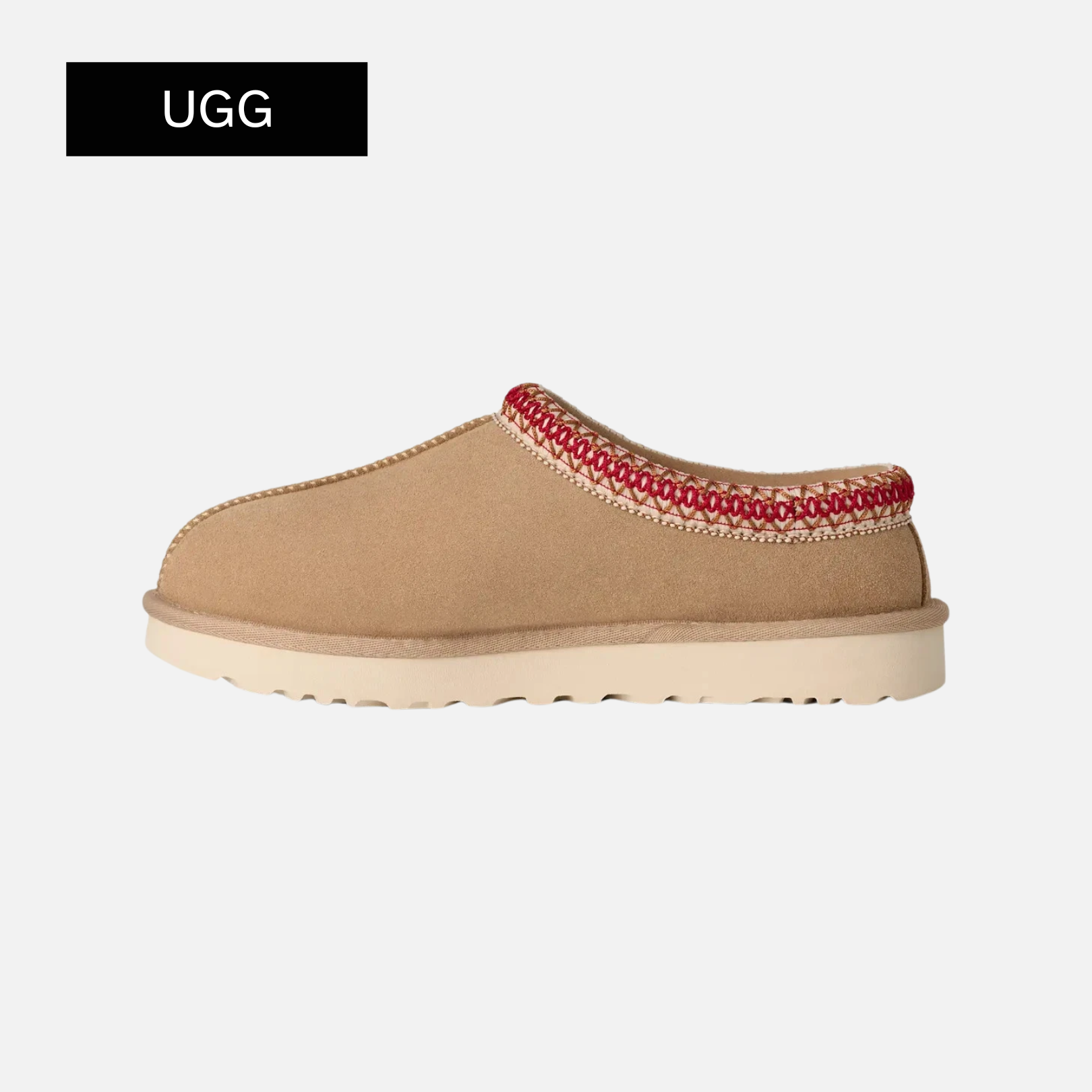 UGG Wmns Tasman 2 Slipper 'Sand Dark Cherry'