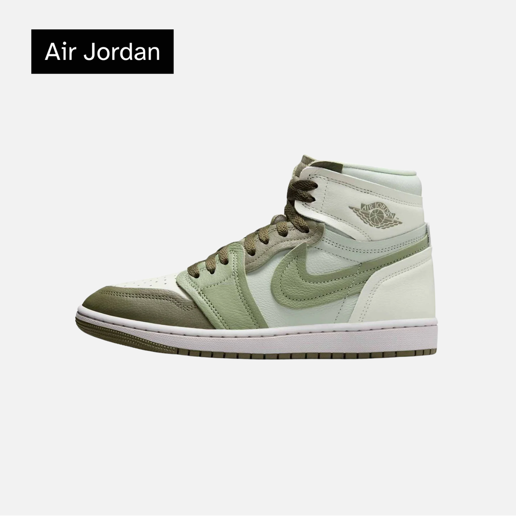 Wmns Air Jordan 1 High Method of Make 'Medium Olive Oil Green'