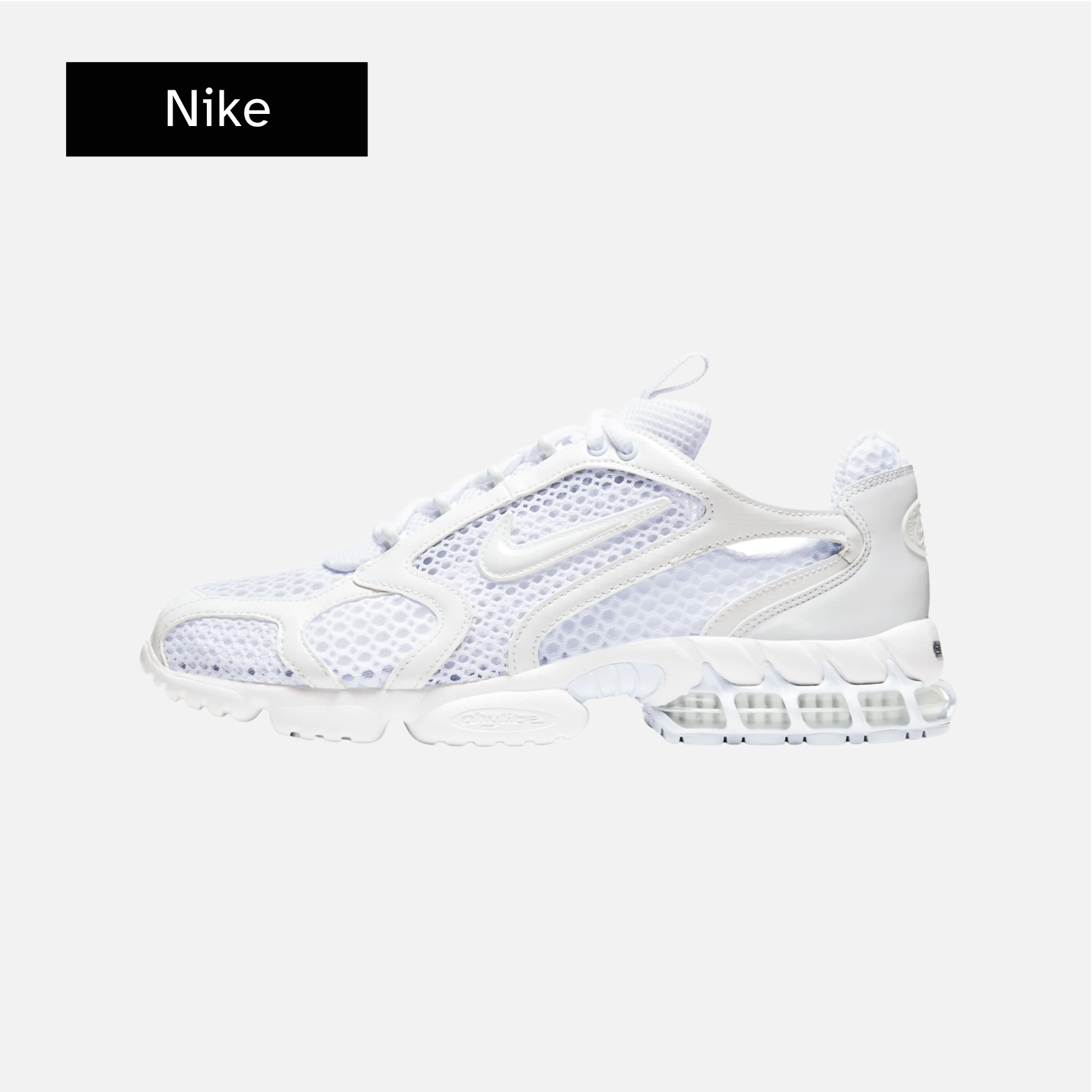 Nike Air Zoom Spiridon Cage 2 'Triple White'
