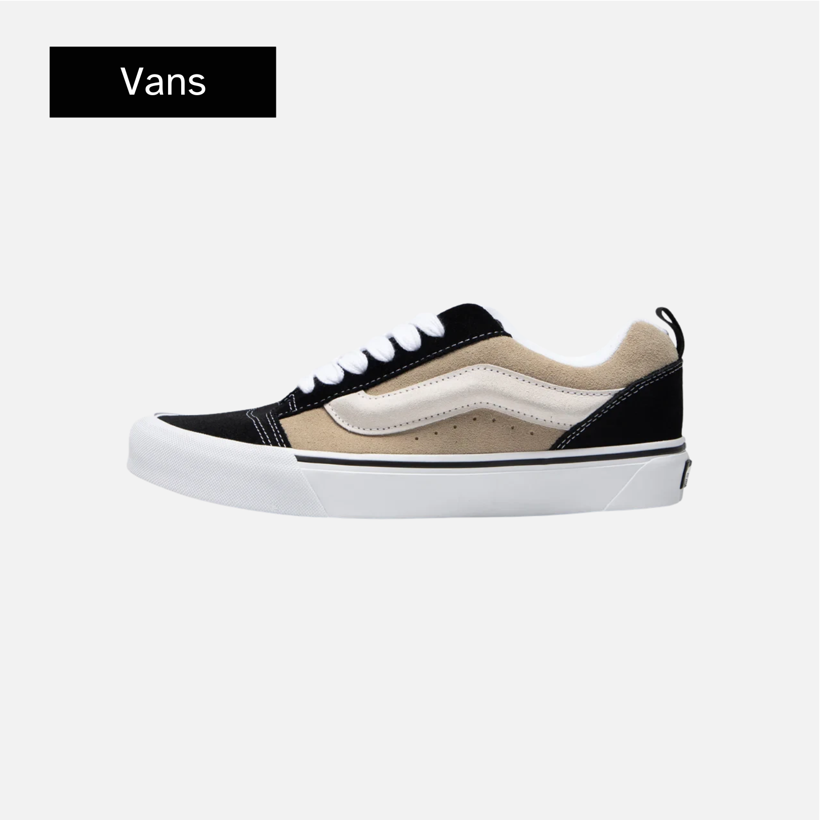 Vans Knu Skool Beige / Black