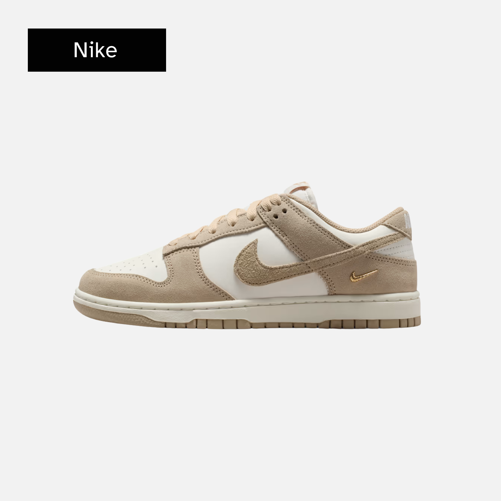 Nike Wmns Dunk Low 'Sail White Metallic Gold'