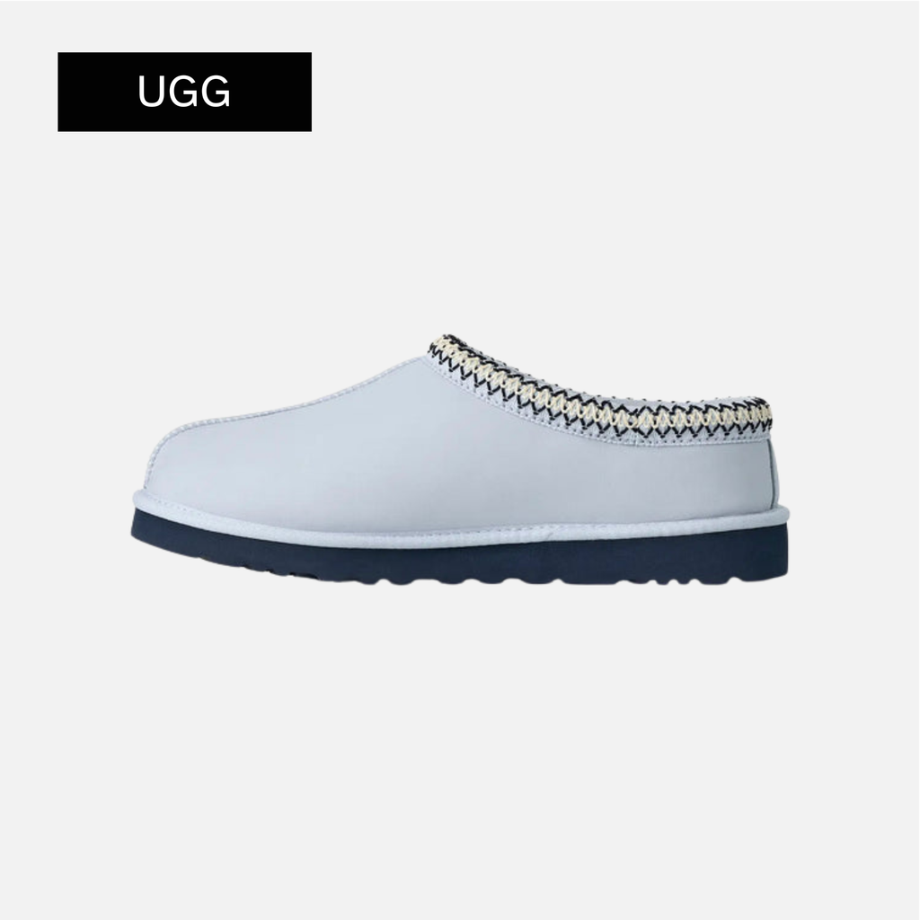 UGG Men's Tasman II Nubuck Sheepskin Slippers in Sky Blue