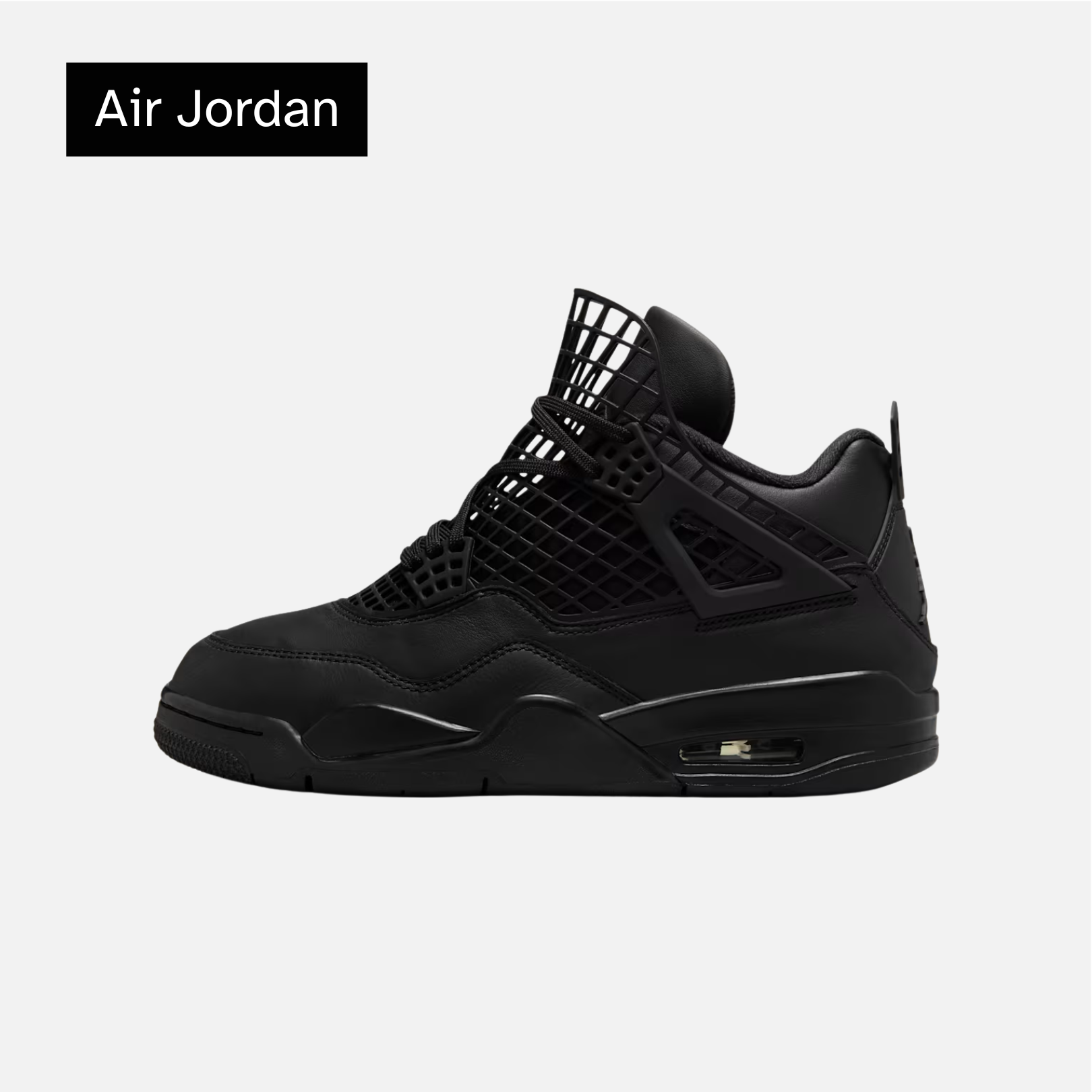 Wmns Air Jordan 4 Retro 'Net - Black'