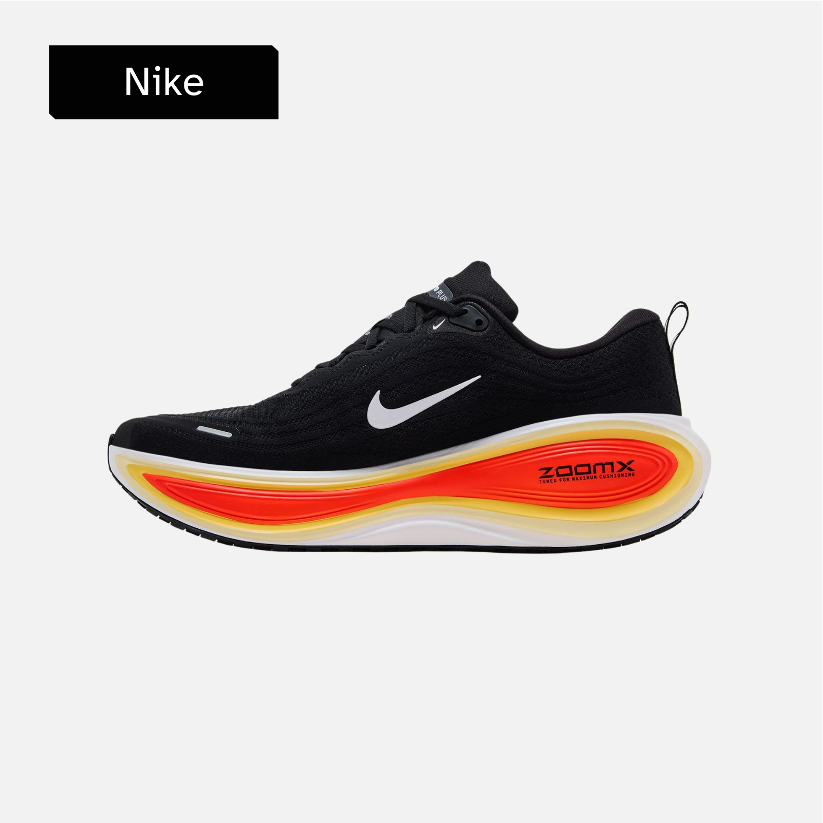Nike Vomero Plus 'Black Bright Crimson White'