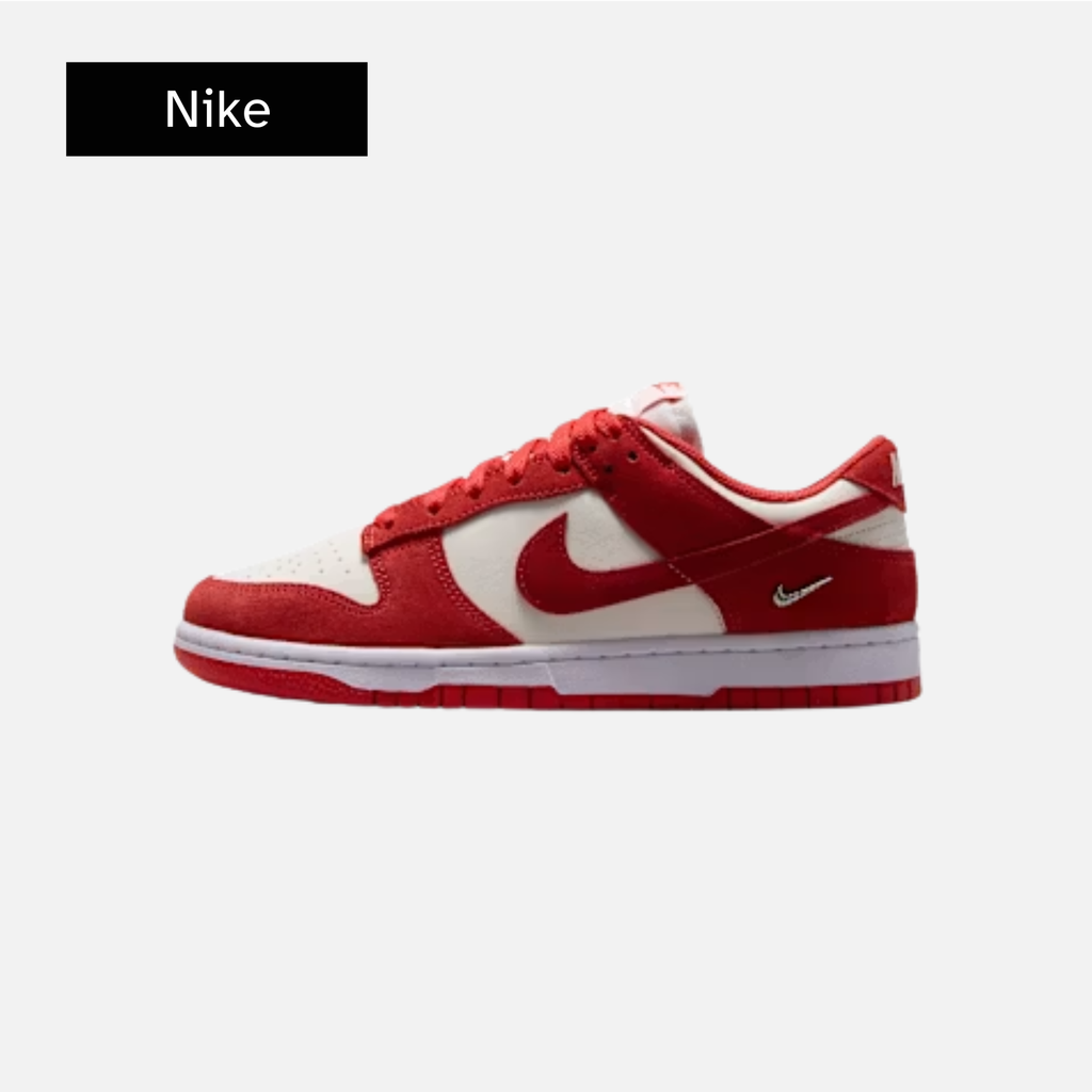 Nike Dunk Low 'Sail White Metallic Silver Light Crimson'