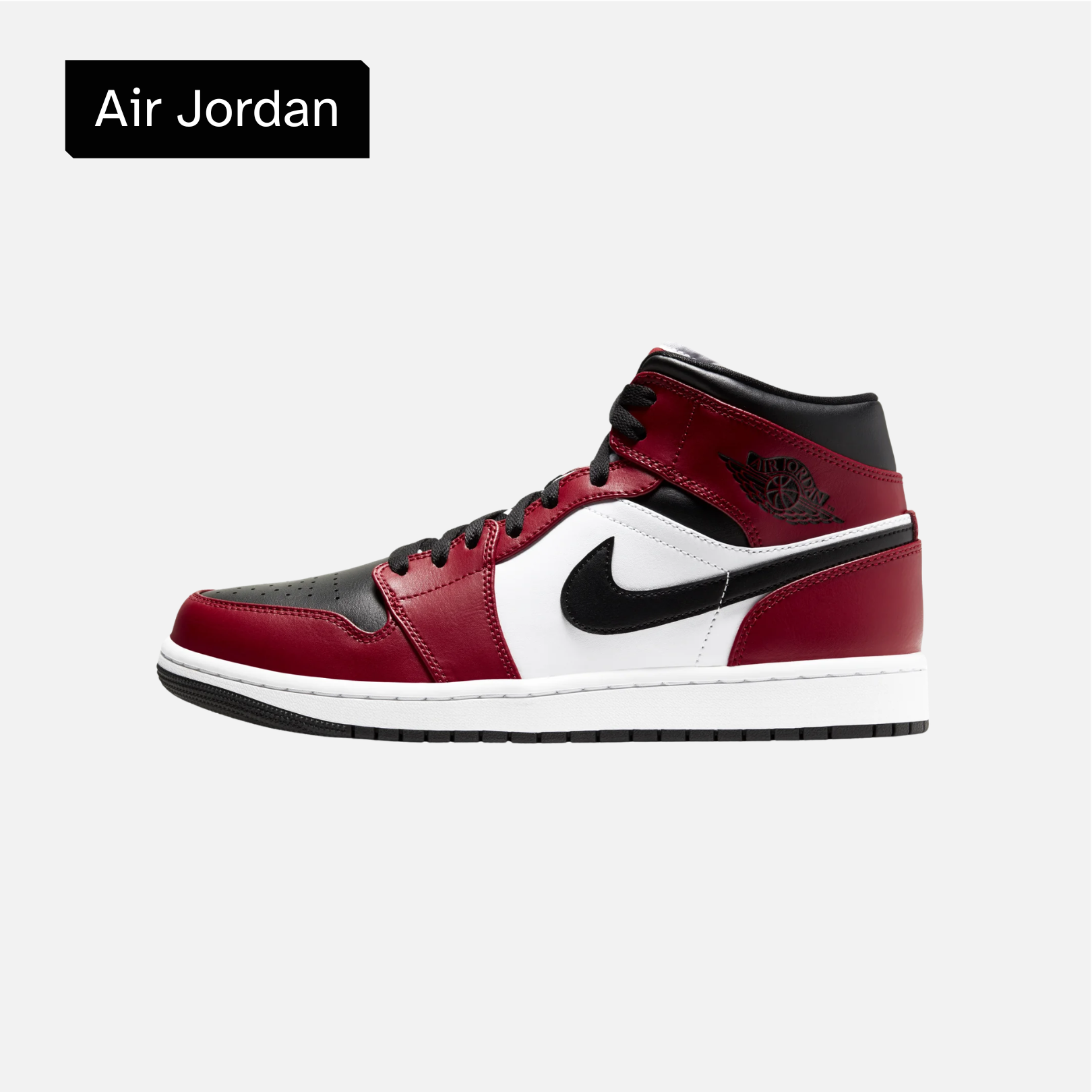 Air Jordan 1 Mid 'Chicago Black Toe'