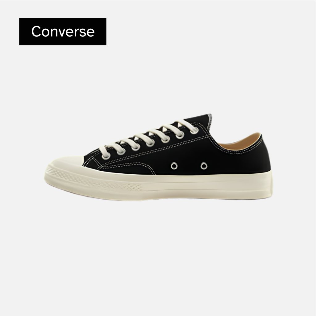 Comme des Garçons PLAY x Converse Chuck 70 Low 'Black' 2023