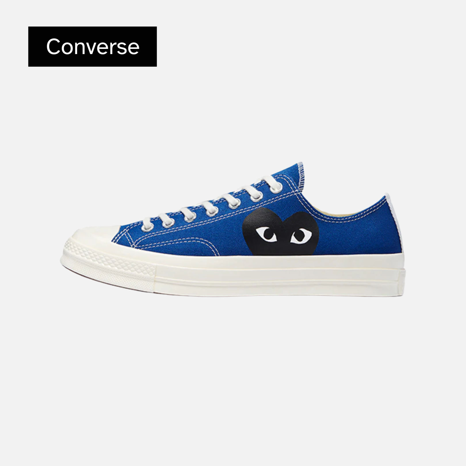 Comme des Garçons PLAY x Converse Chuck 70 Low 'Blue Quartz'