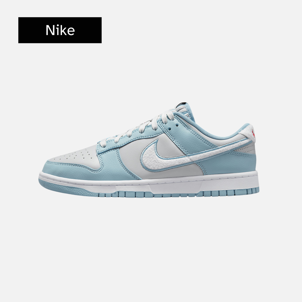Dunk Low 'Fleece Swoosh - Light Blue'