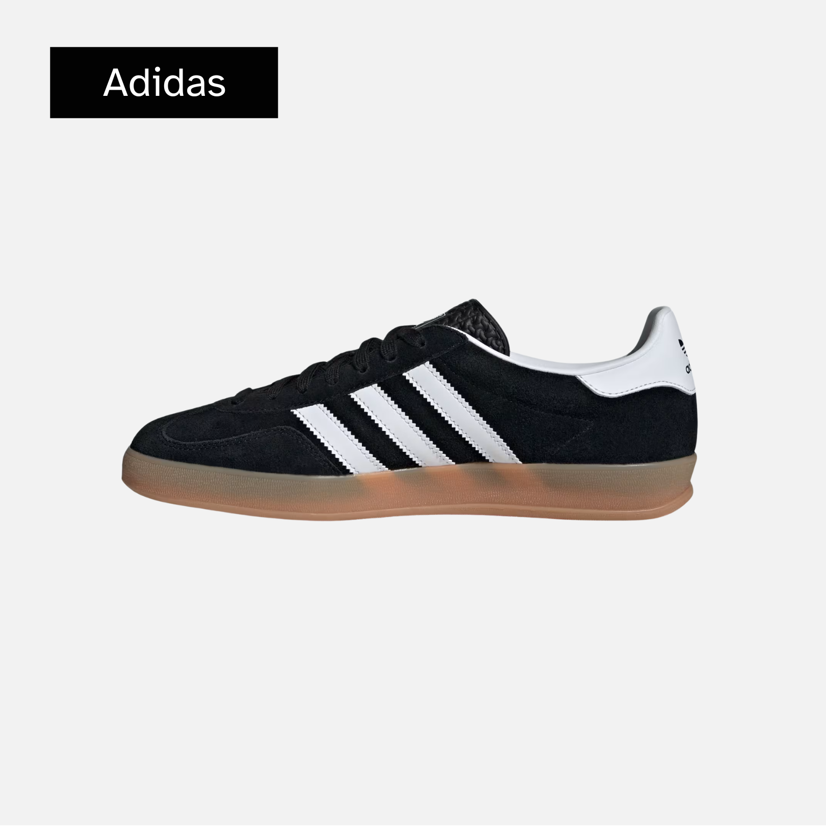 adidas Gazelle Indoor 'Black White Gum'
