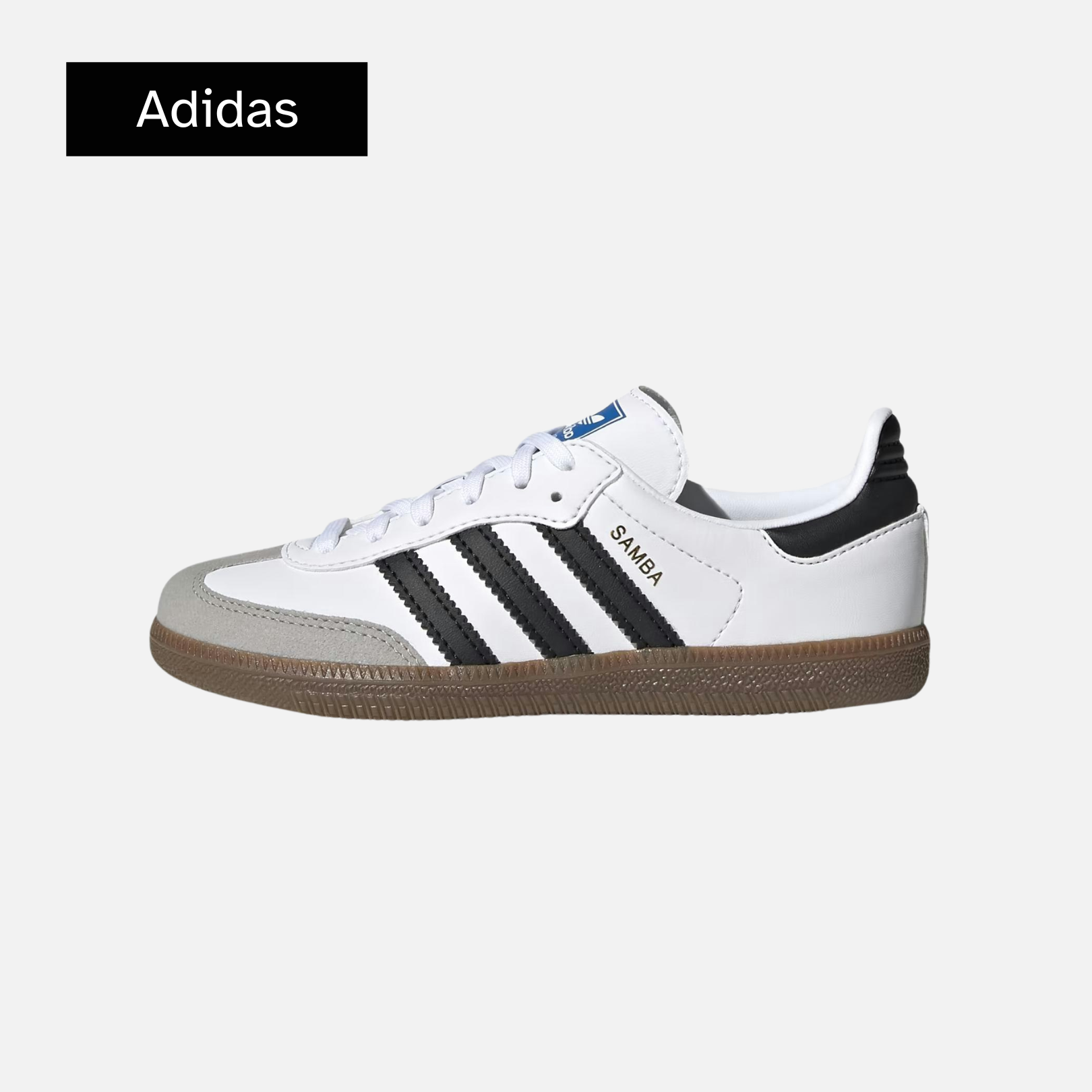 adidas Samba OG J 'White Black Gum'
