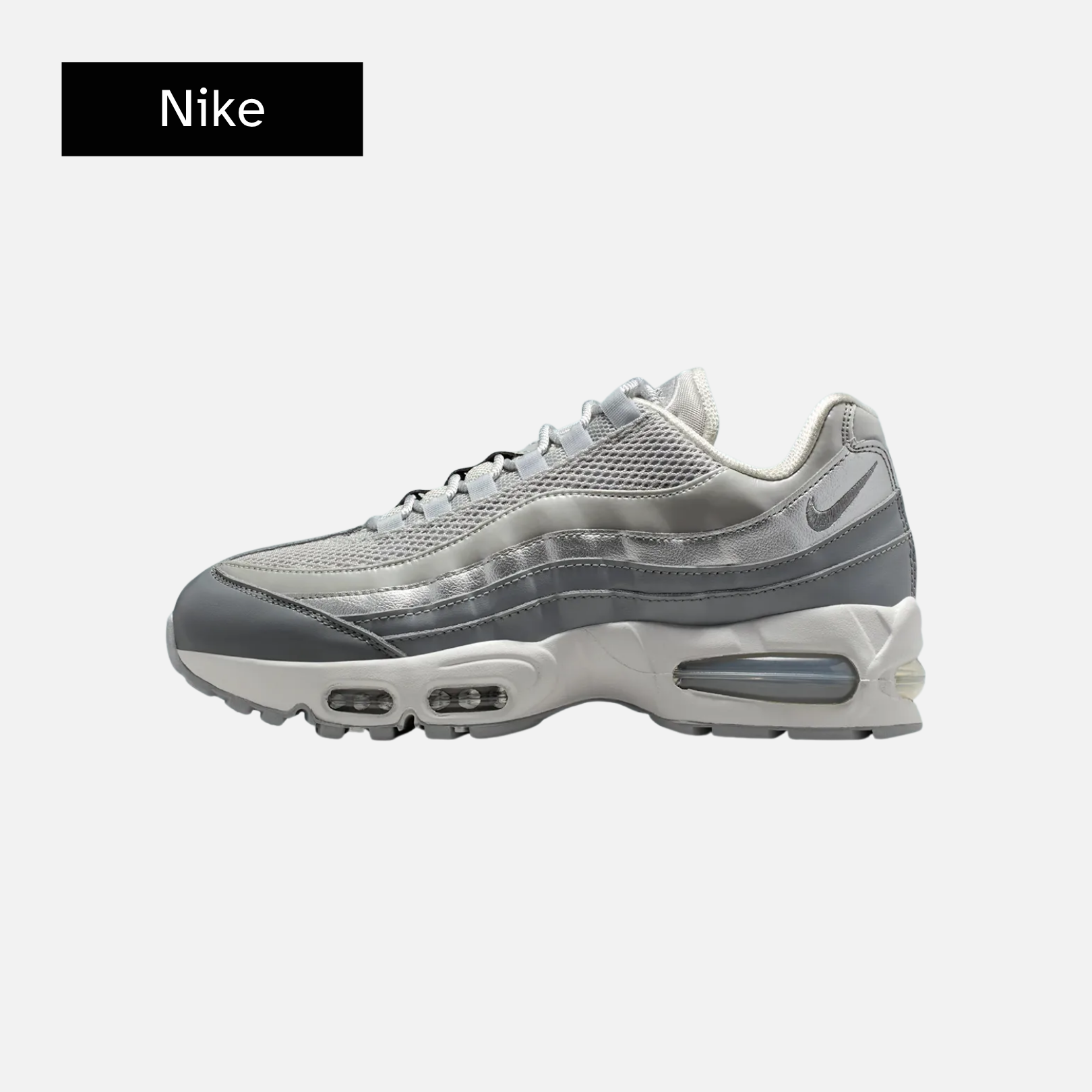 Wmns  Nike Air Max 95 'Big Bubble - Grey Fog Silver'