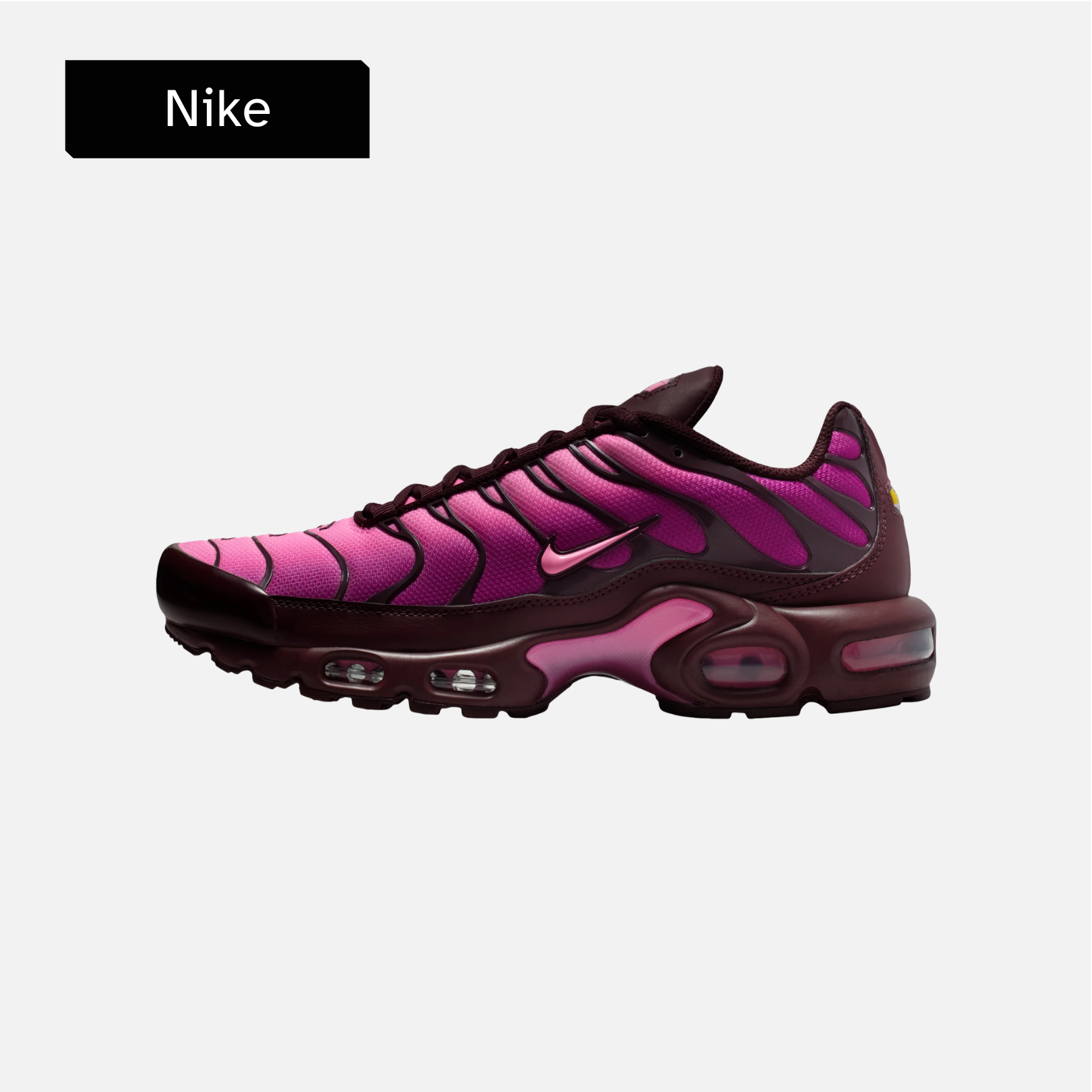 Brooks Nike Wmns Air Max Plus 'Burgundy Crush Captures Flower Pink Spell'