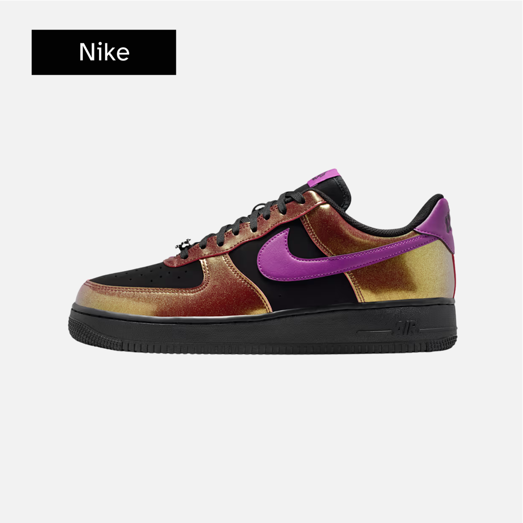 Nike Air Force 1 '07 LV8 'Gold Black Bold Berry'