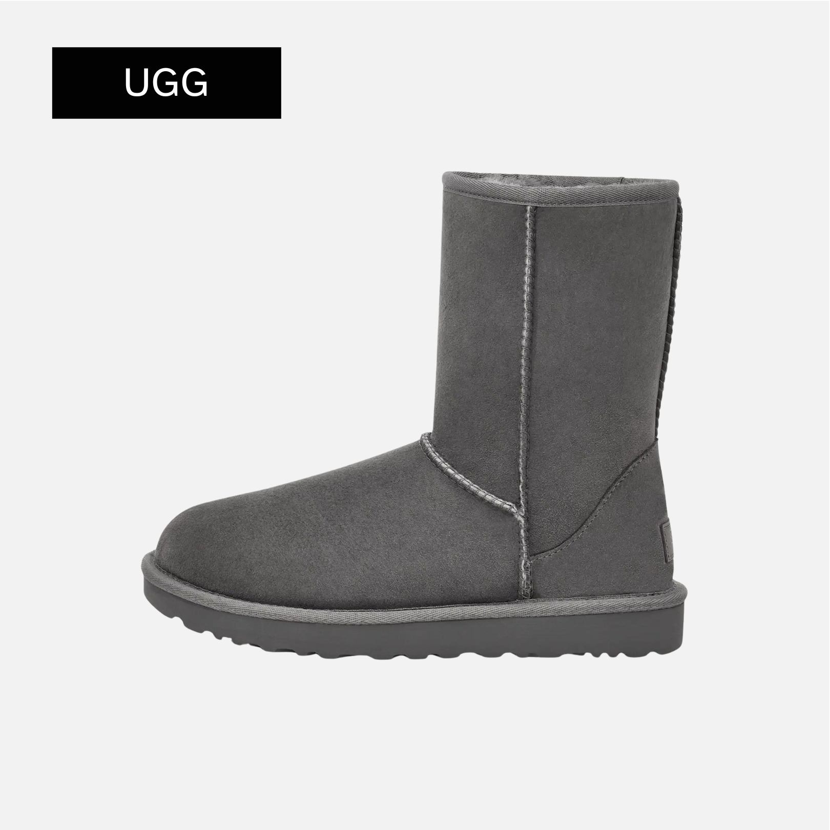 UGG-(WMNS) UGG Classic Short II Fleece Lined Gray