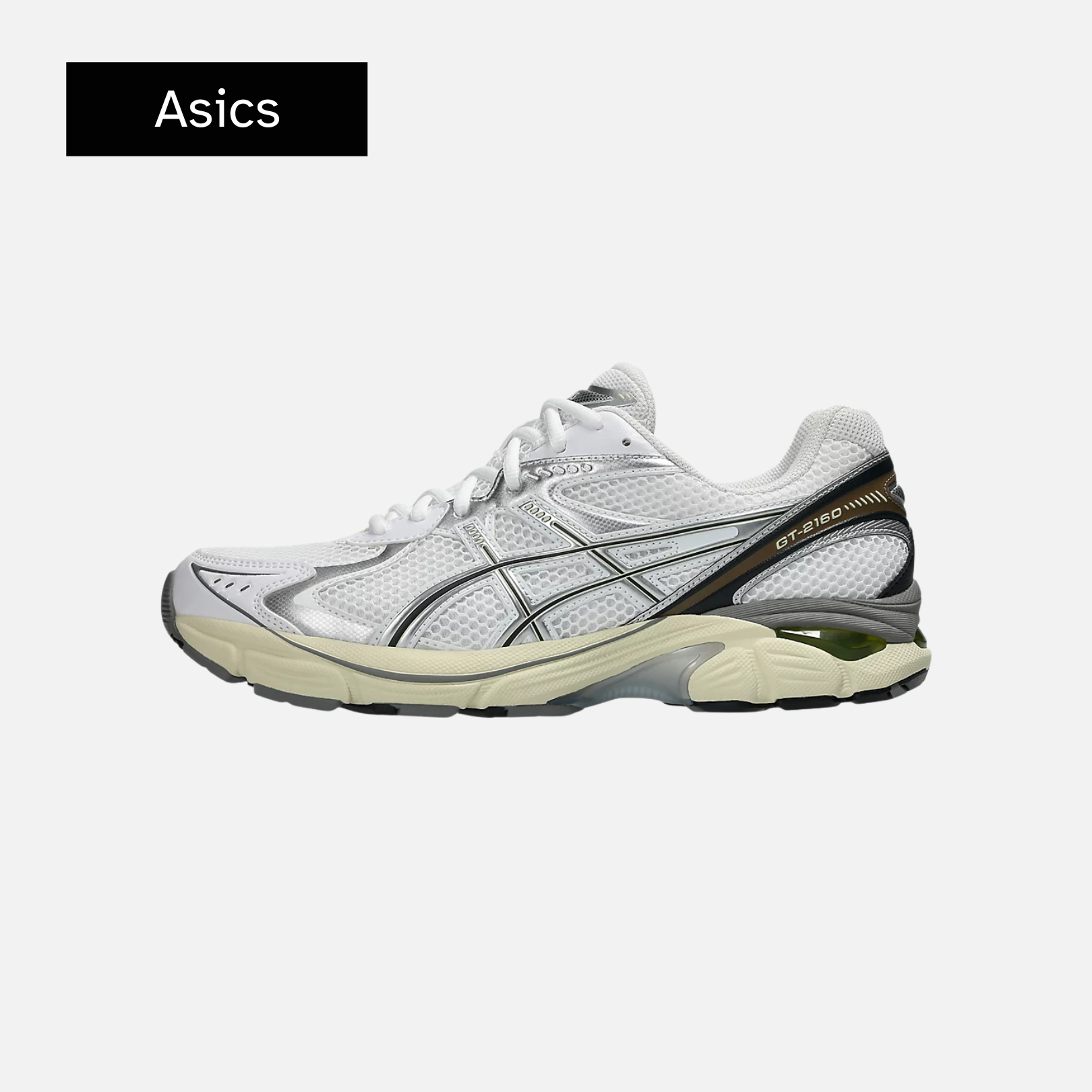 ASICS GT 2160 'White Brown Soft Yellow'