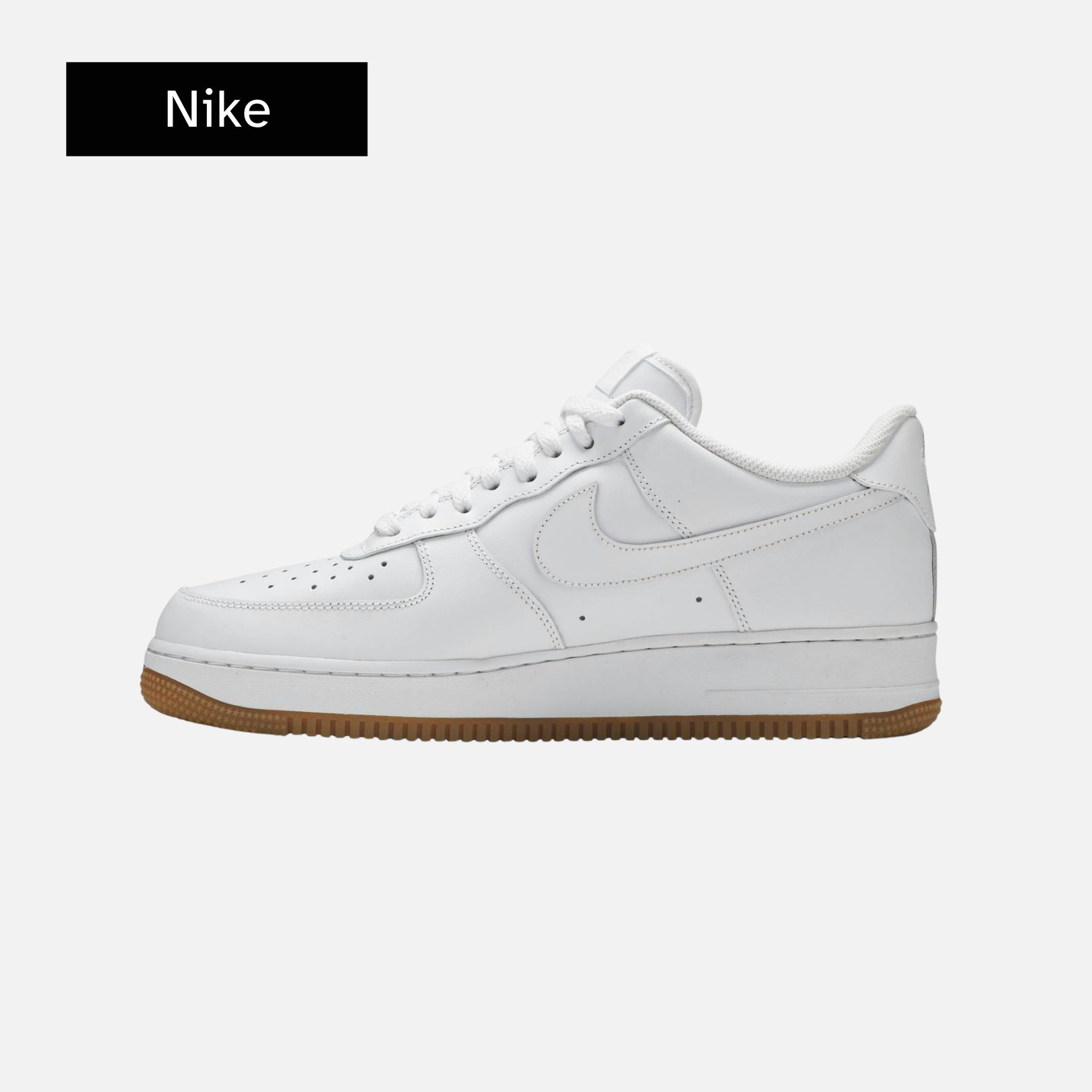 Air Force 1 '07 'White Gum Light Brown'