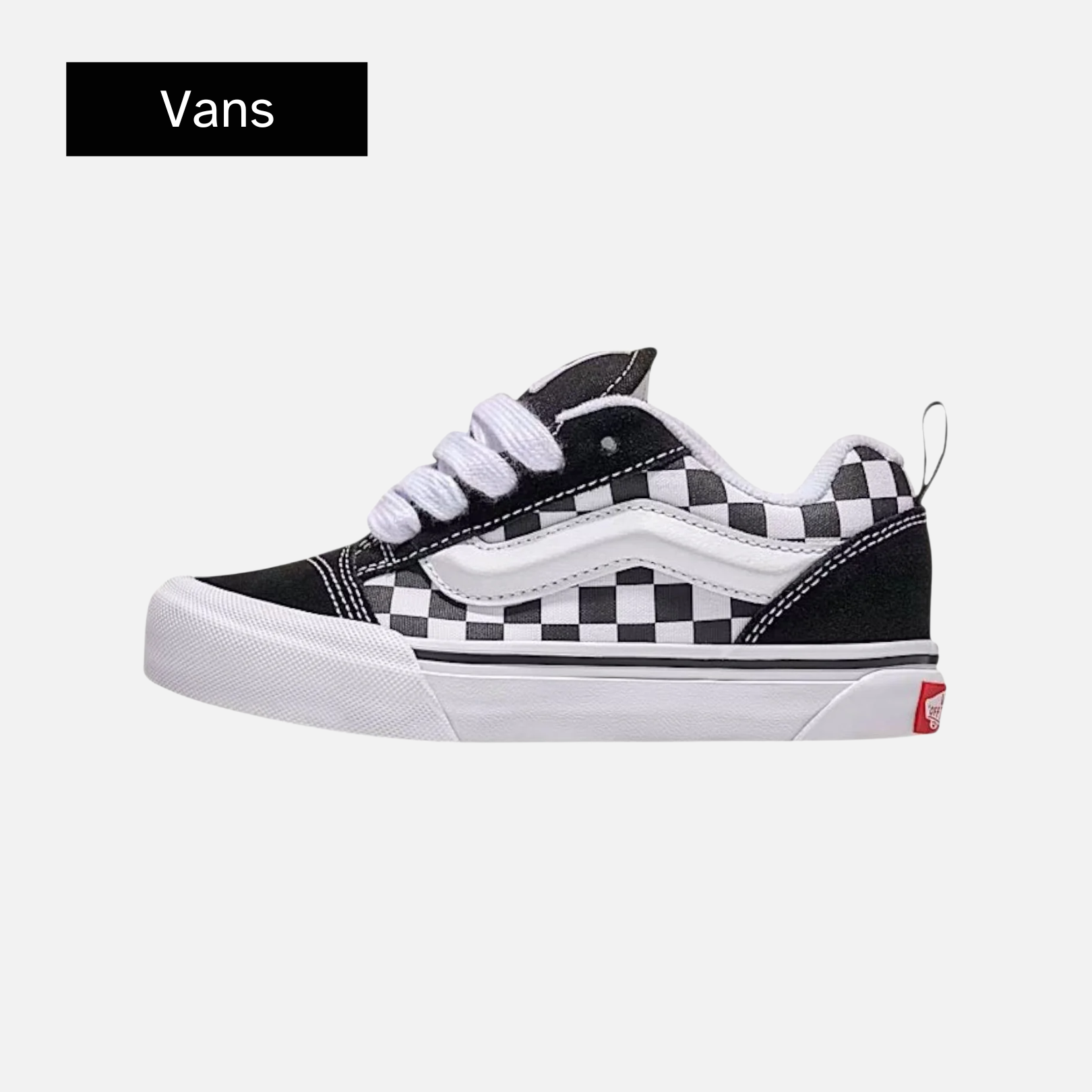 Vans Knu-Skool Kids 'Checkerboard - Black White'