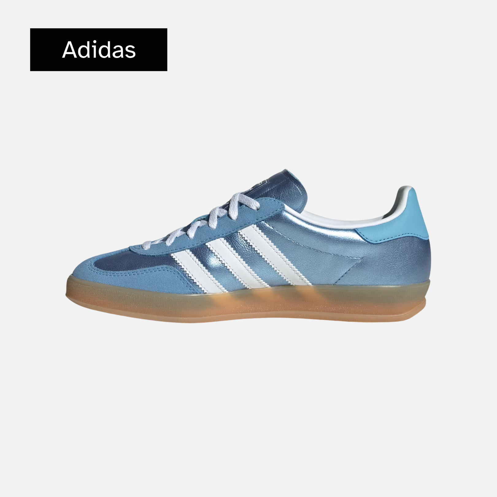 Wmns Gazelle Indoor 'Blue Metallic Gum'