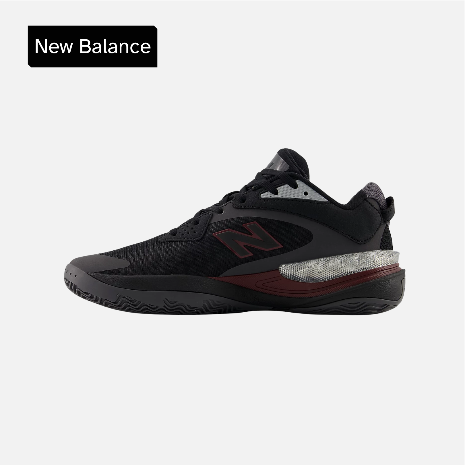 New Balance Hesi Low v2 'Black Crimson'