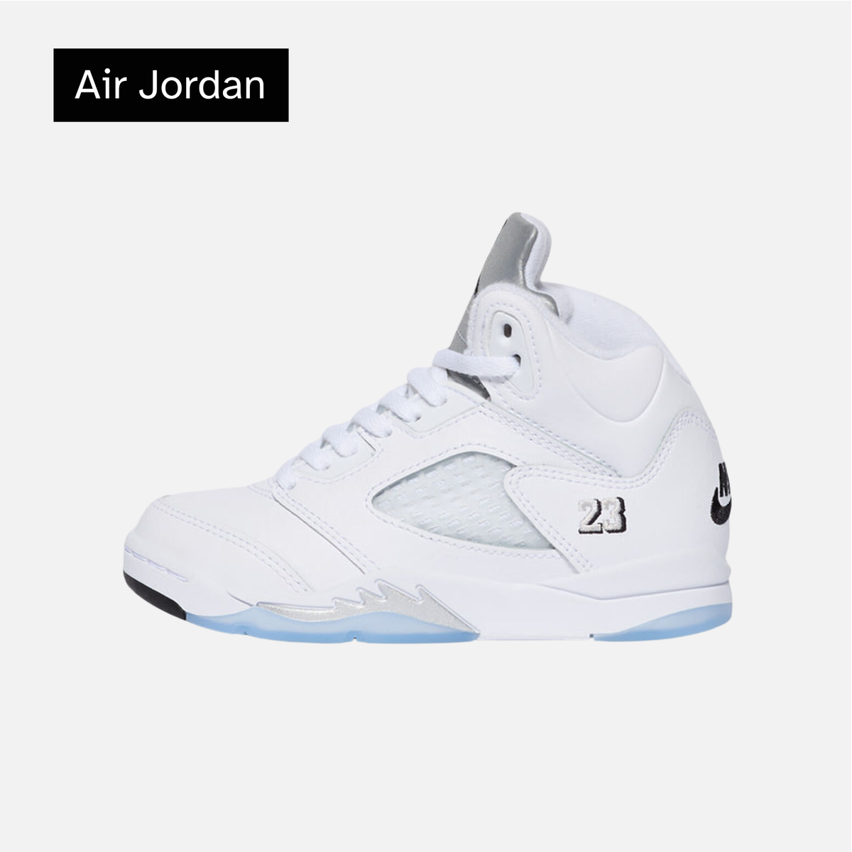 Air Jordan Jordan 5 Retro PS 'White Metallic Silver' 2026