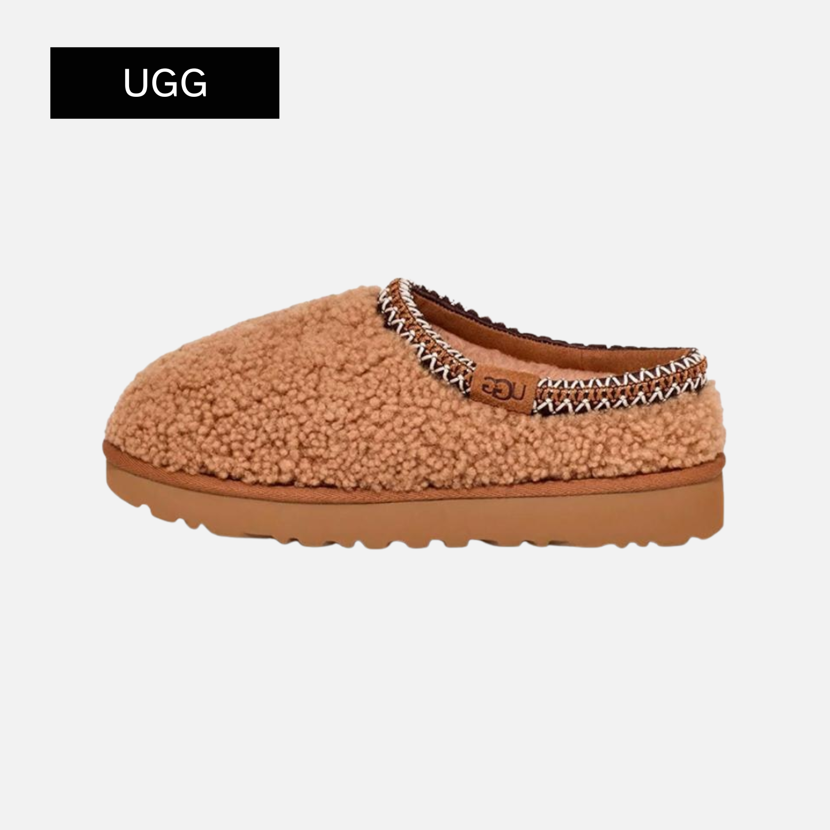 UGG Wmns Tasman Slipper 'Maxi Curly - Chestnut'