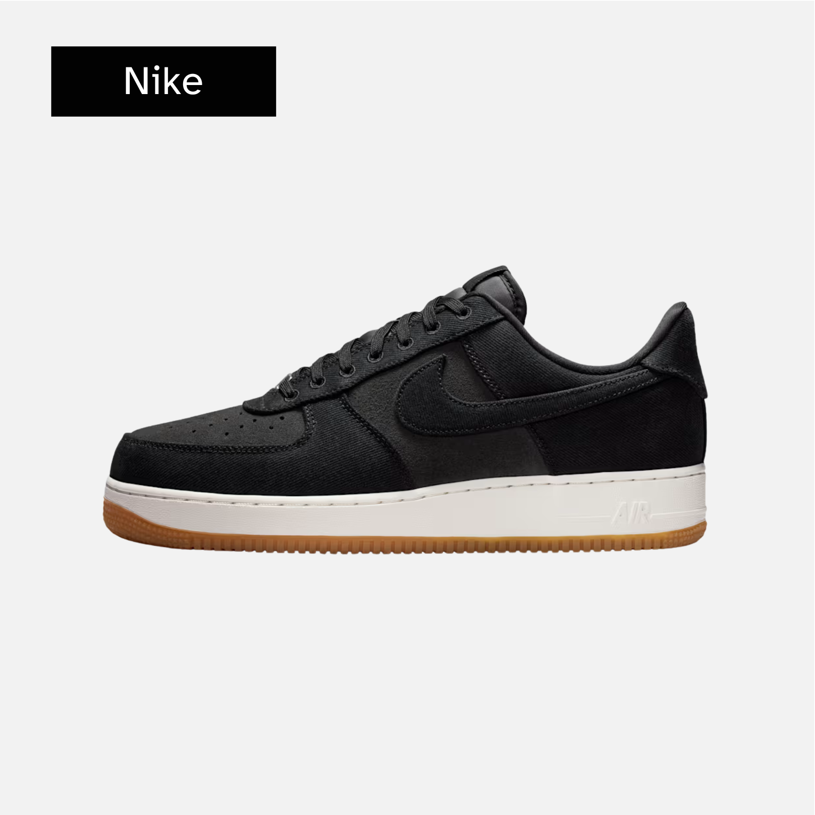 Nike Air Force 1 Low '07 LV8 'Black Canvas'
