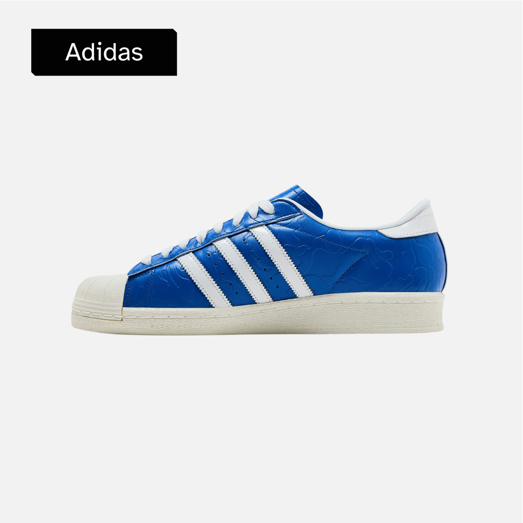 BAPE x adidas Superstar Vintage 'Blue White'