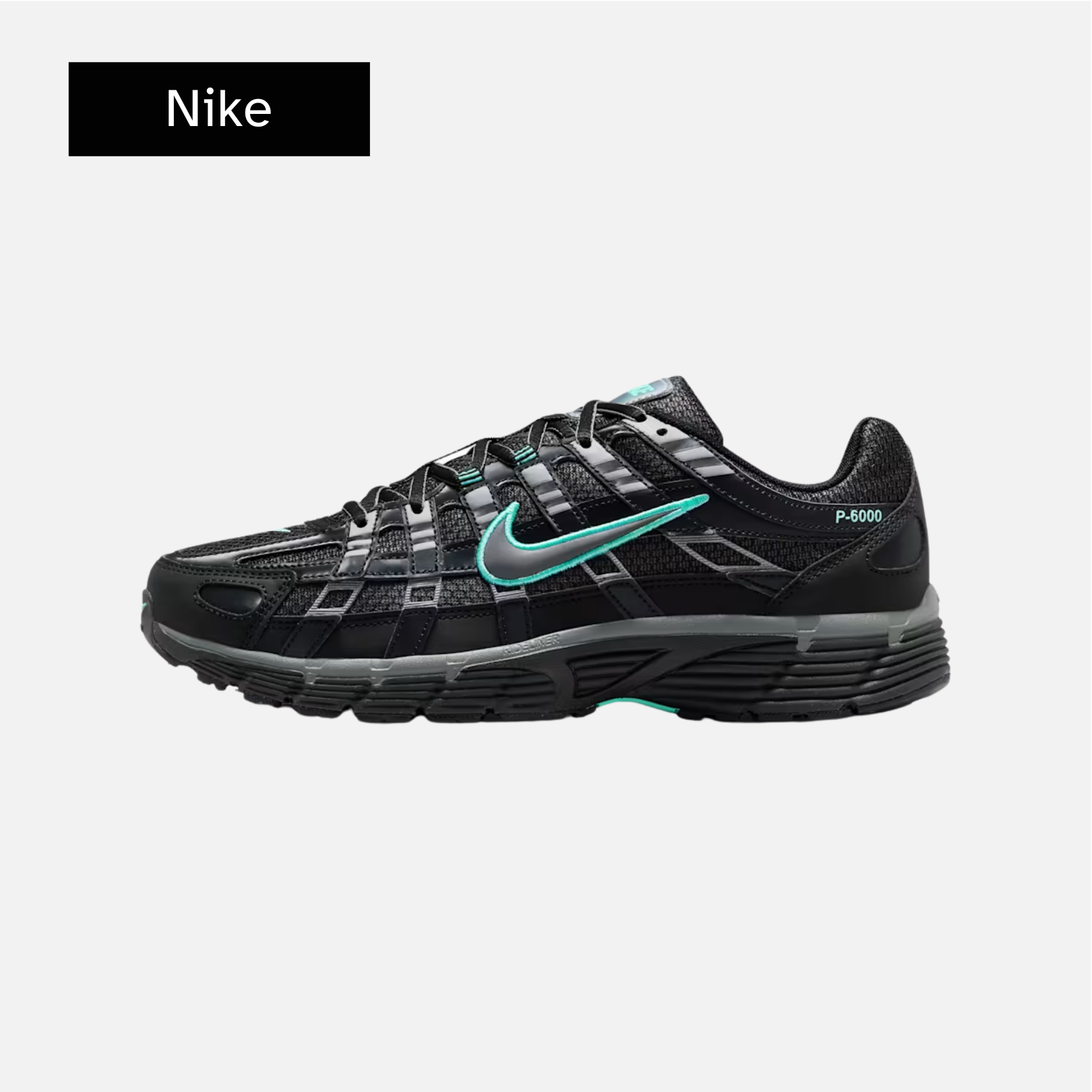 Nike P-6000 'Black Hyper Turquoise'