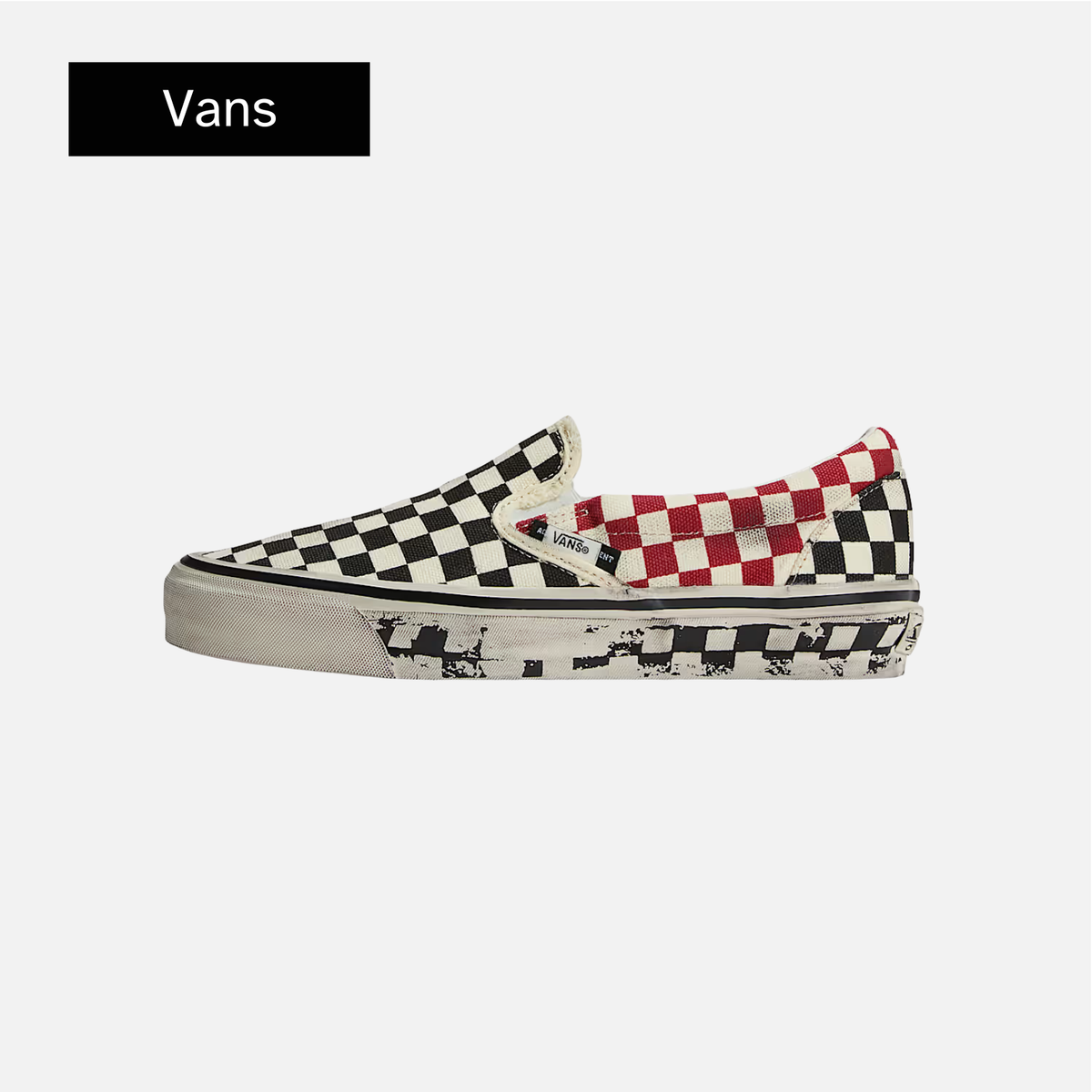 Vans LX Classic Slip-On 98 Act Of Disagreement 'Black Checkerboard'