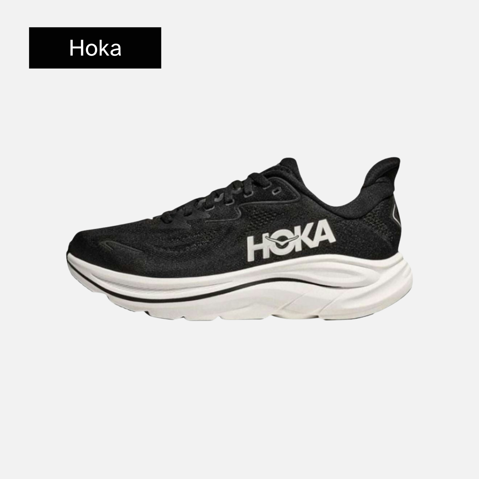 HOKA Bondi 9 'Black White'