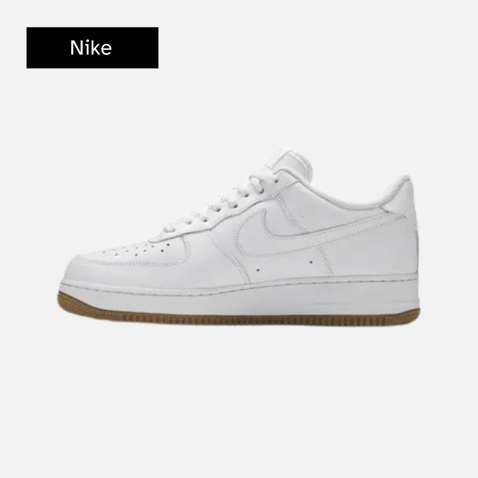 Air Force 1 '07 'White Gum Light Brown'