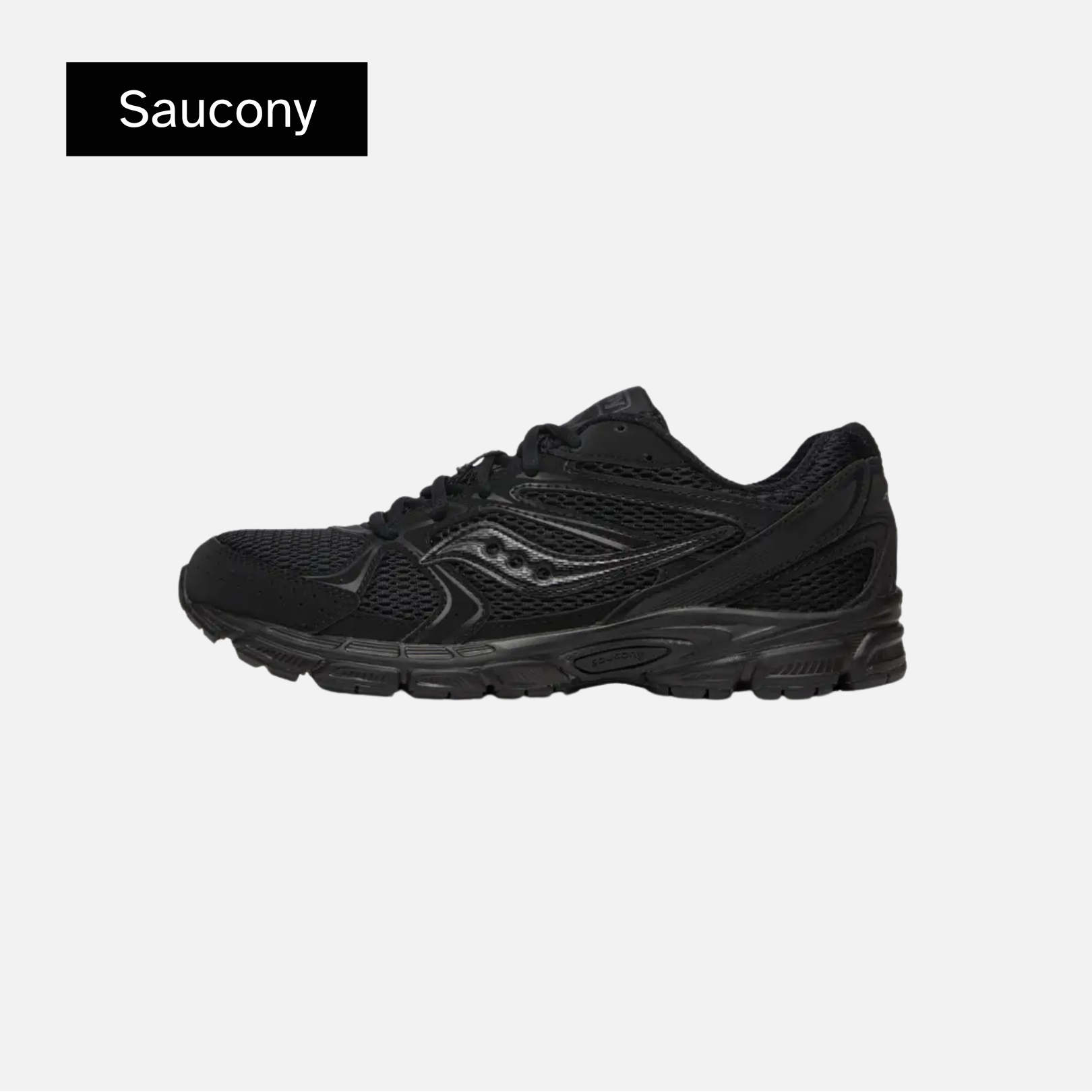 Saucony Grid Ride Millennium 'Matte - Triple Black'