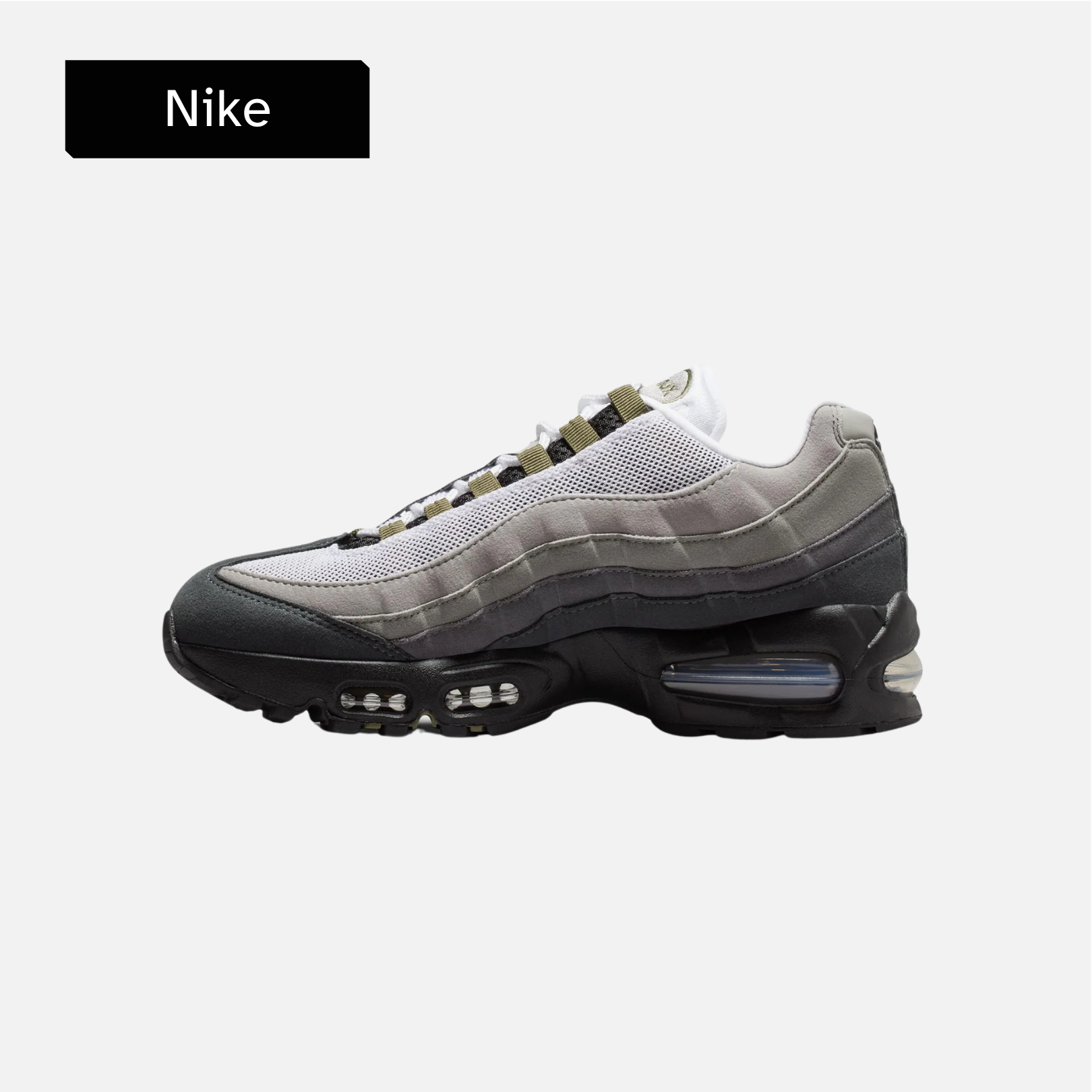 Nike Wmns Air Max 95 'Big Bubble - Black Medium Olive'