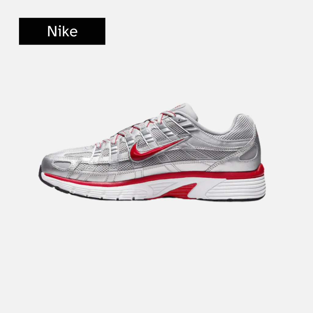 Nike P-6000 'Metallic Silver Gym Red'