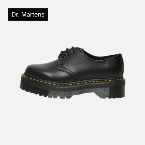 1461 Smooth Leather Platform 'Black'