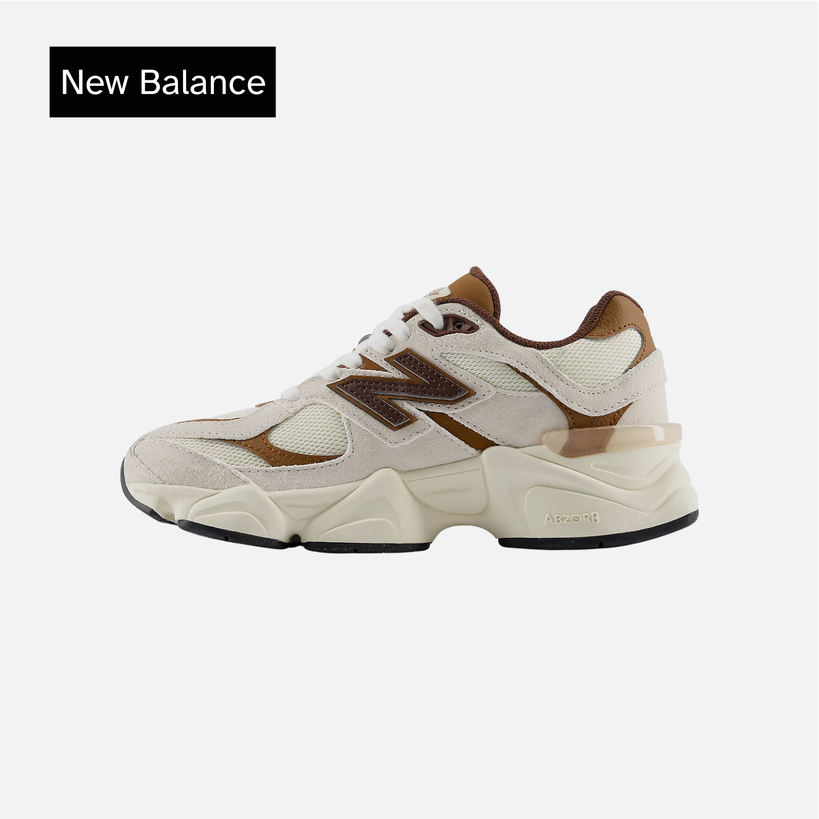New Balance 9060 Lace Big Kid 'Breakfast Tea'