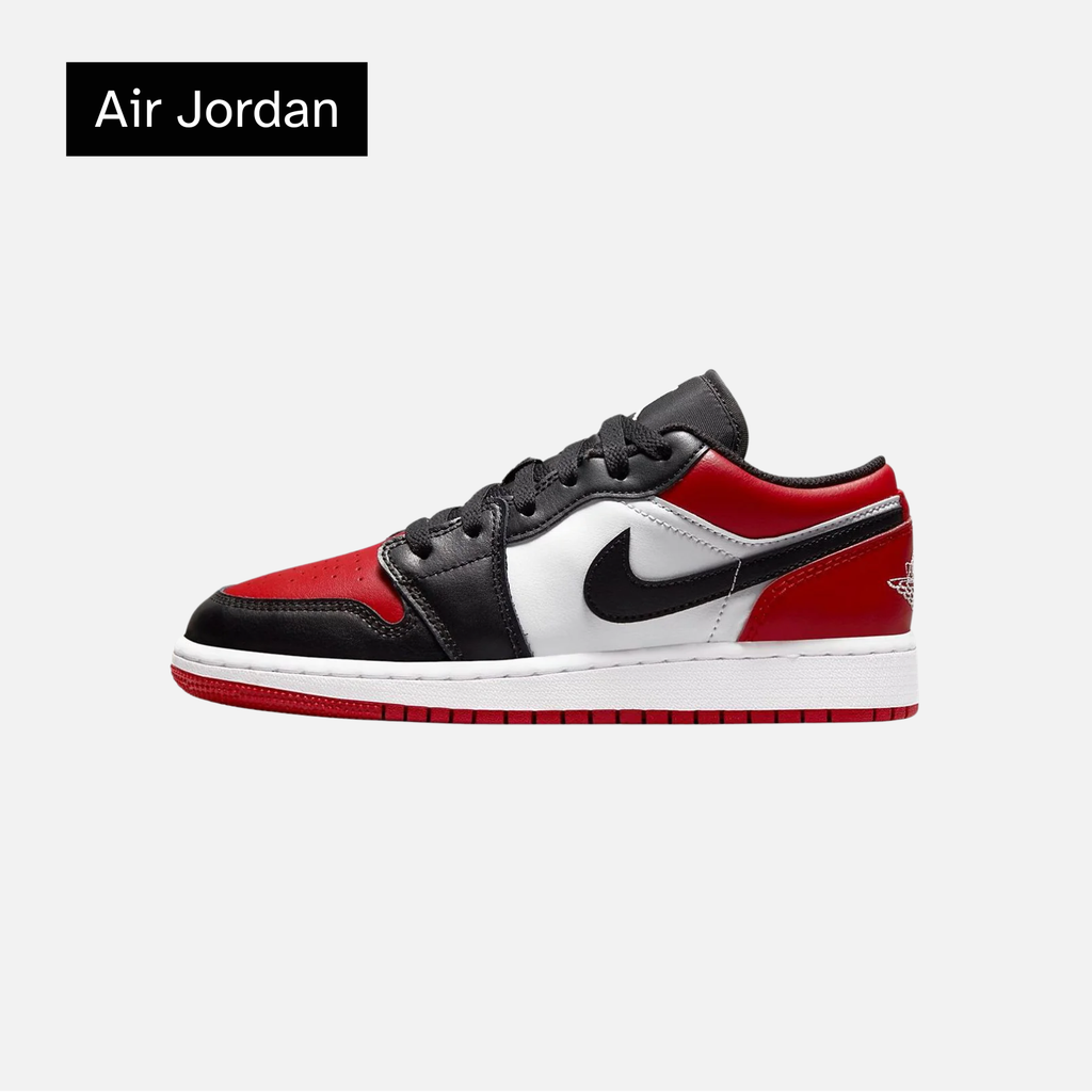 Air Jordan 1 Low GS 'Bred Toe'