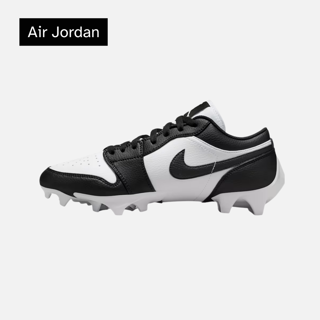 Air Jordan 1 Low TD Cleat 'Black White' 2023