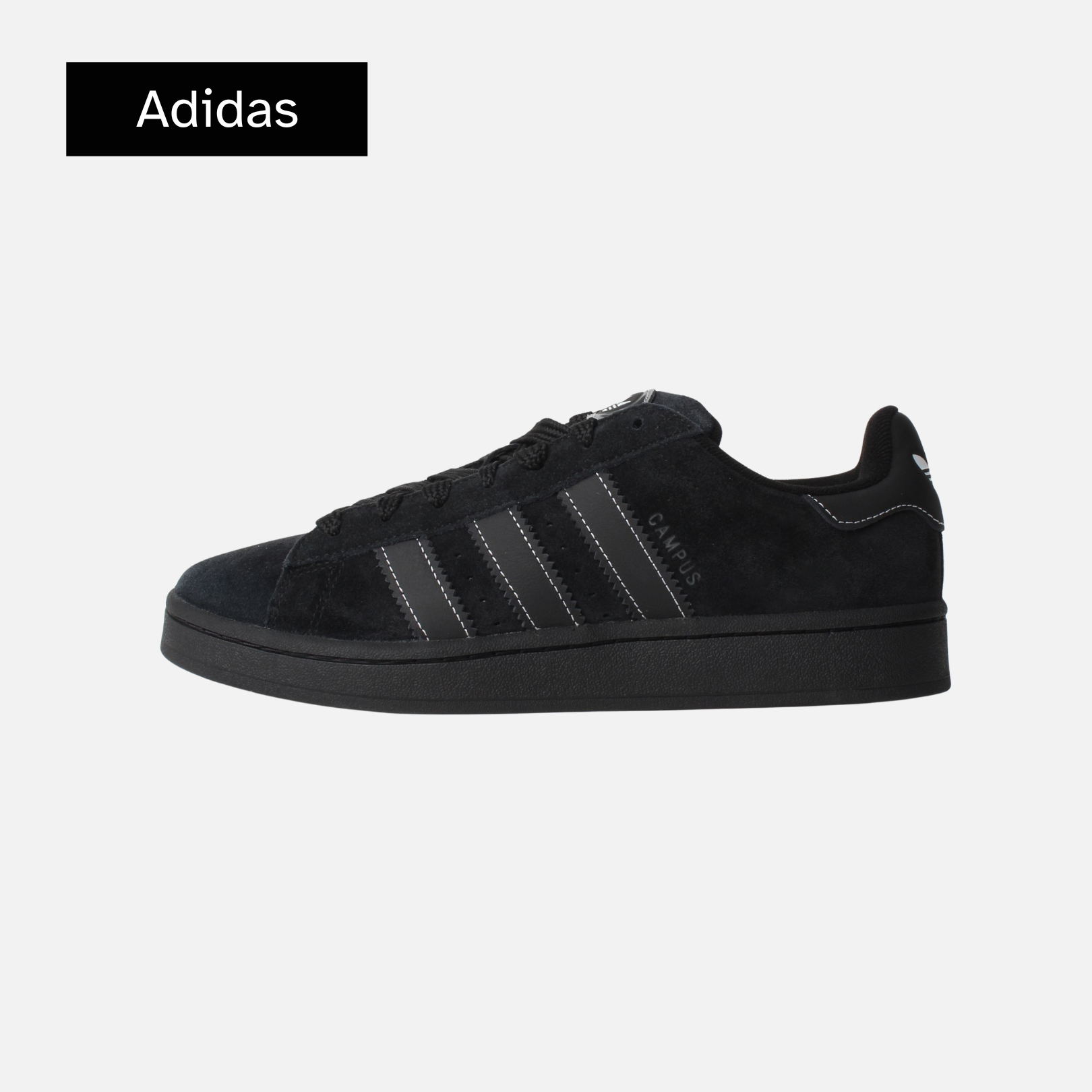 Adidas Campus 00s 'Black White Contrast Stitching'