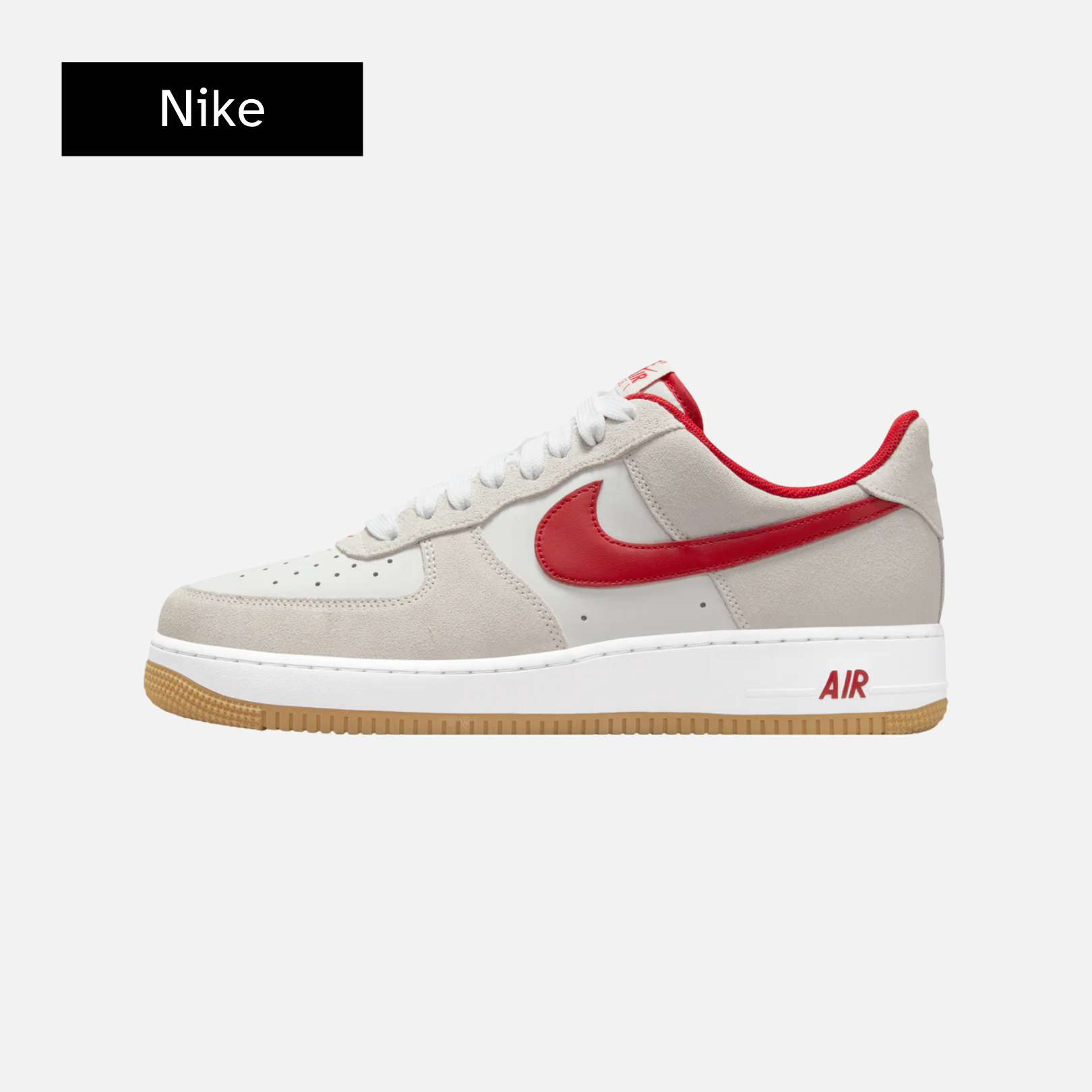 Nike Air Force 1 '07 LV8 'Photon Dust Varsity Red'