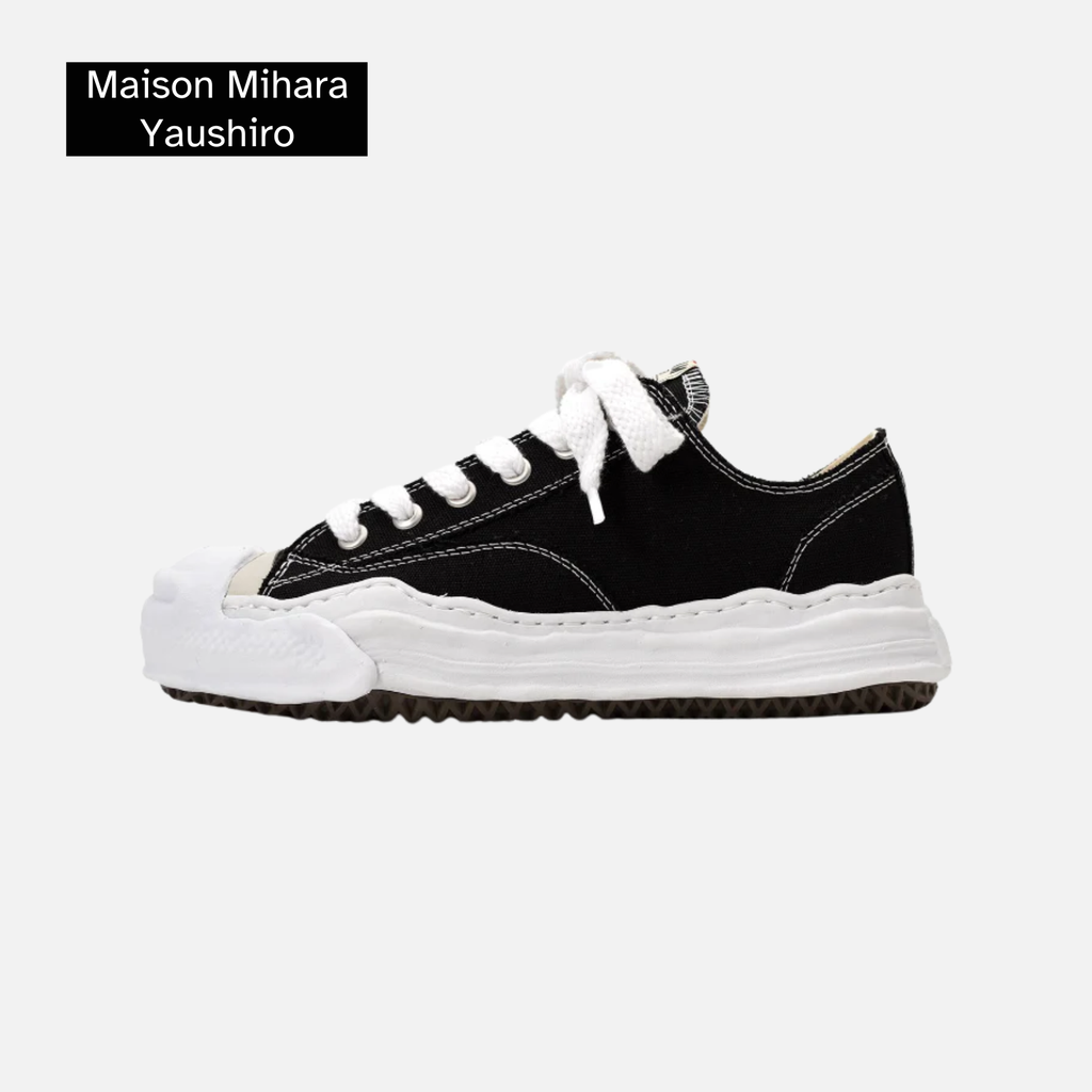 Maison Mihara Yasuhiro Hank OG Sole Canvas Low 'Black White'